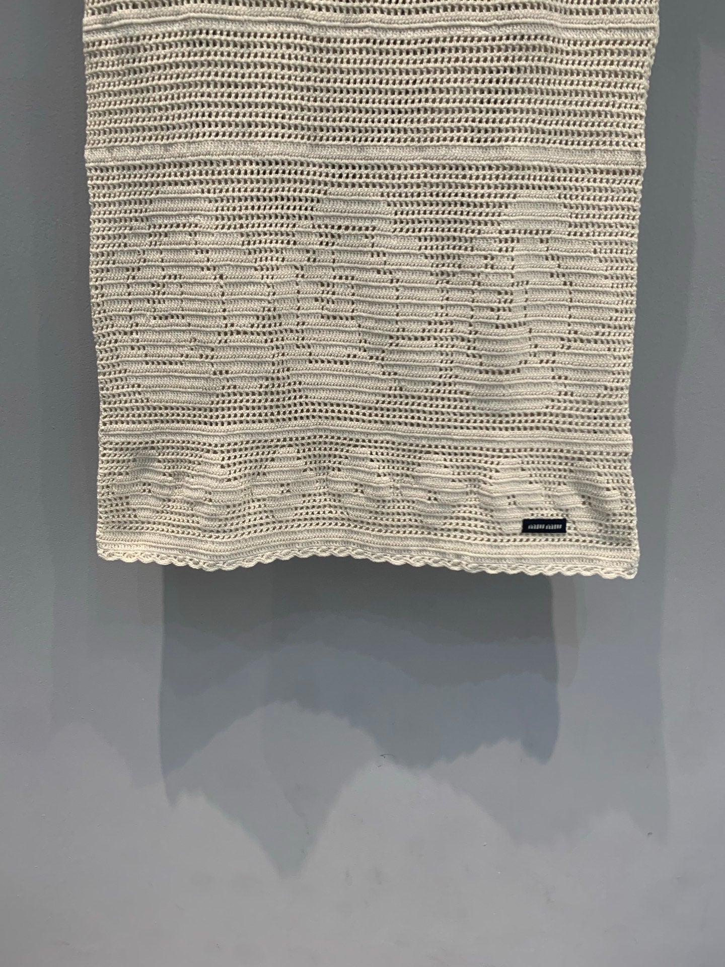 MiuMiu 2026 Dress Cream Wool 646099