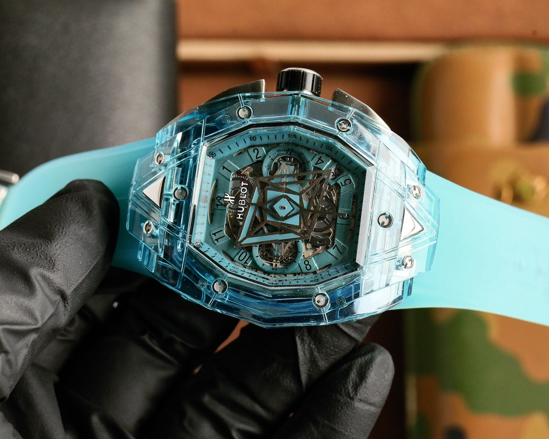 Hublot Big Bang Sang Bleu Blue Ceramic 42MM Watch