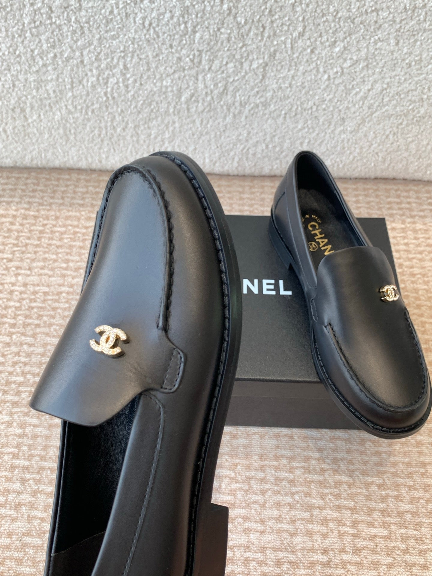CC 25S Loafer Black Calfskin