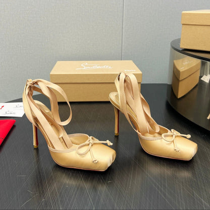 Christian Louboutin 2025 Cassia Lace Up Silk