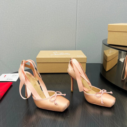 Christian Louboutin 2025 Cassia Lace Up Silk