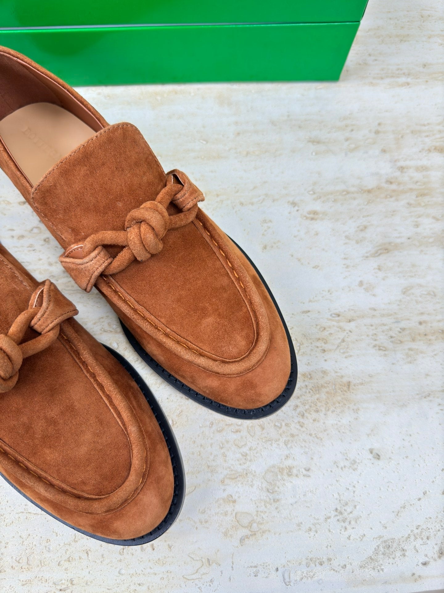 Bottega Veneta 2025 Astaire Loafer Brown Suede