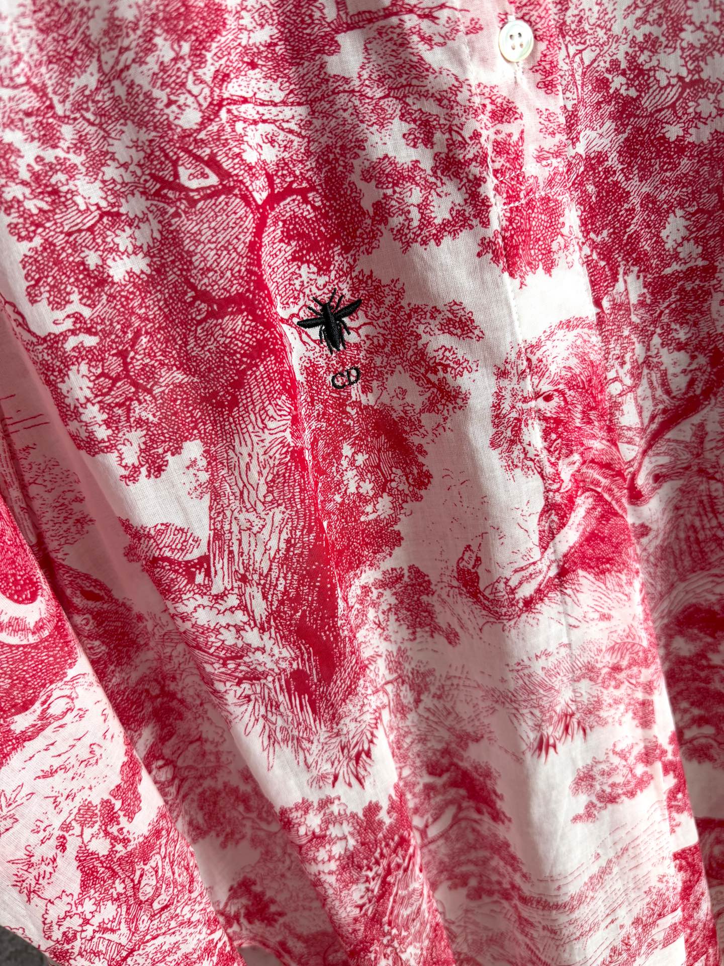 CD Shirt Red Cotton