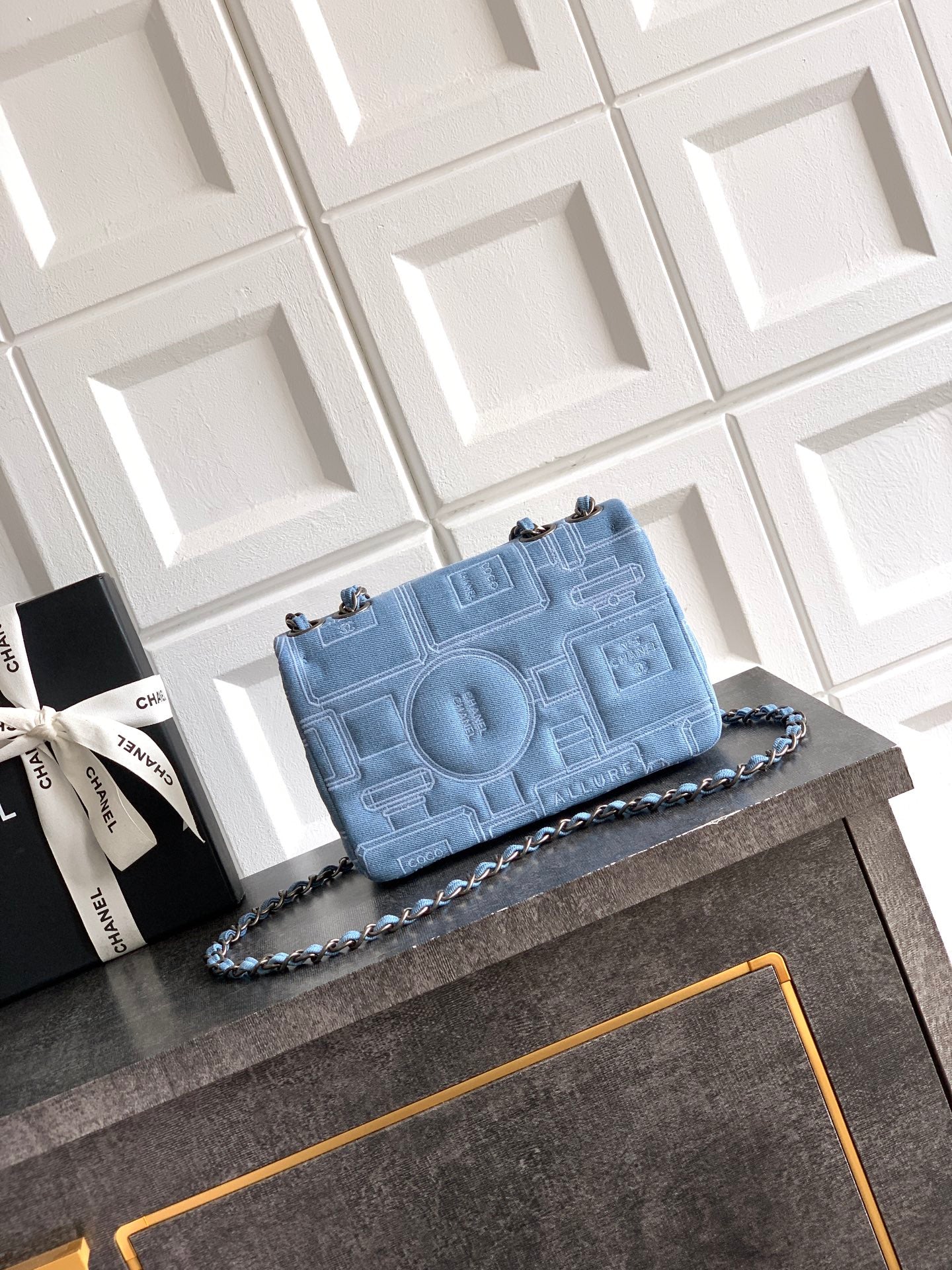 Chanel 2026 Flap Bag 20cm and 25cm Blue Denim Leather
