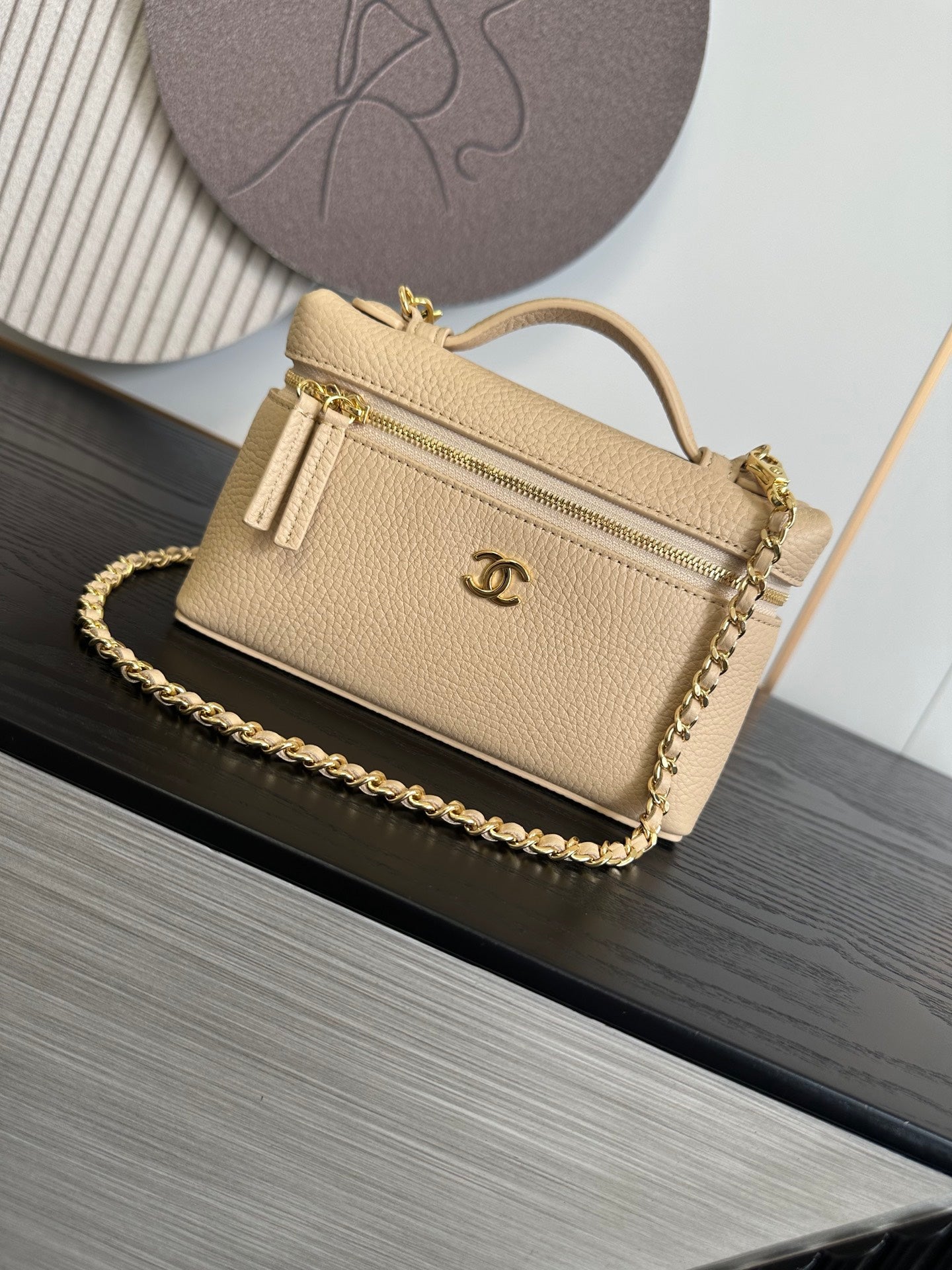 Chanel 2026 Vanity Bag 23cm And 28cm Grained Calfskin
