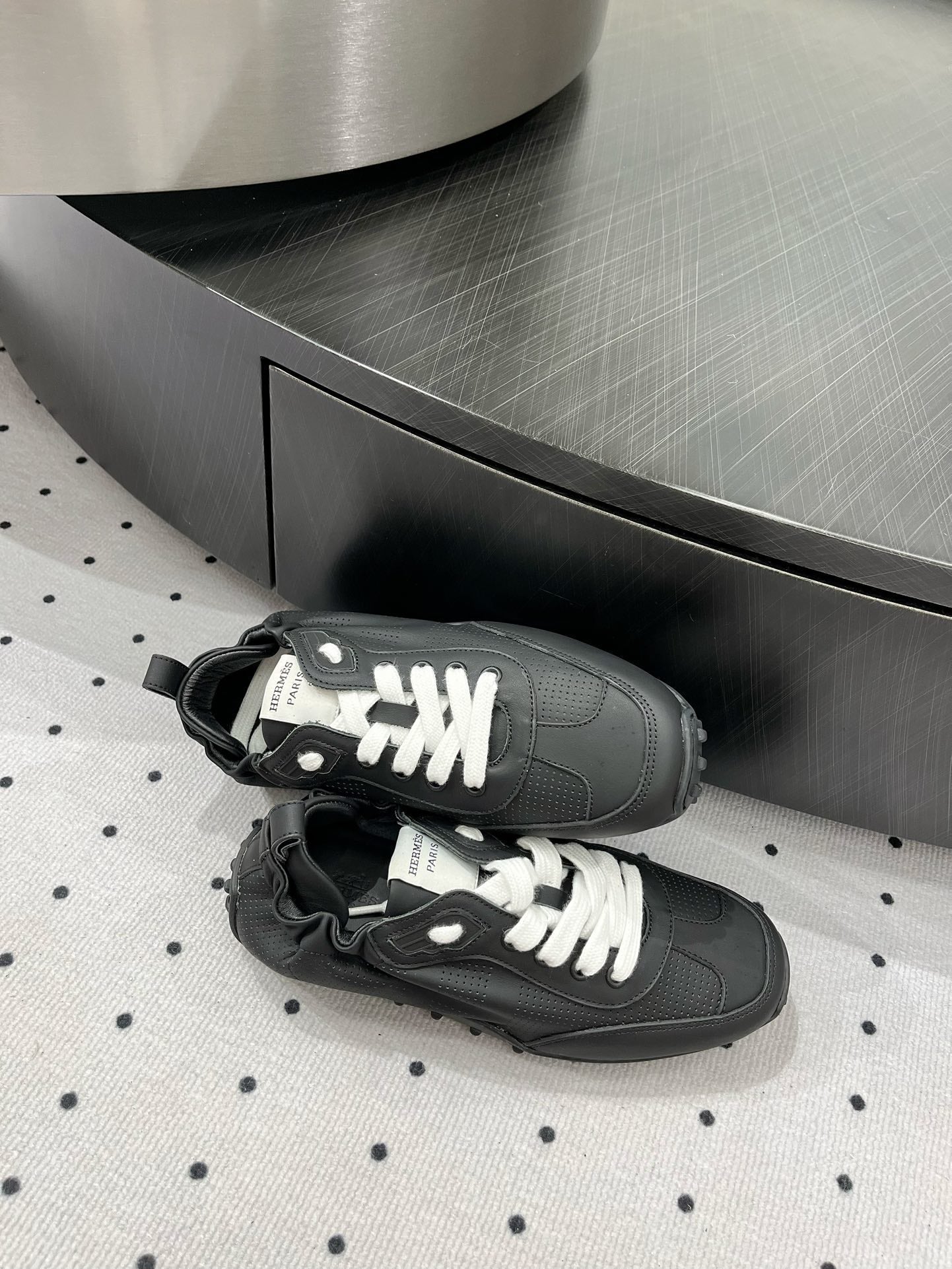 HM Sneaker 10mm In Black Cowhide 954748