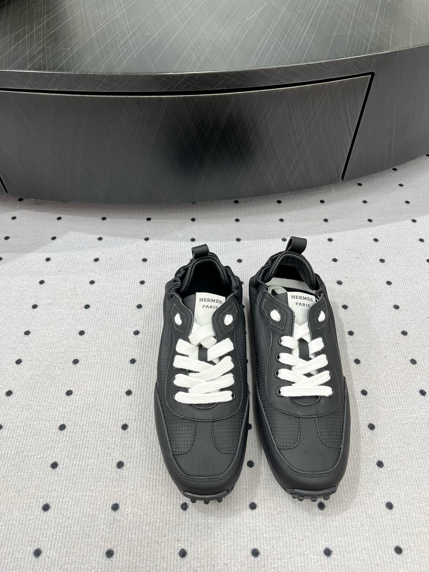 HM Sneaker 10mm In Black Cowhide 954748