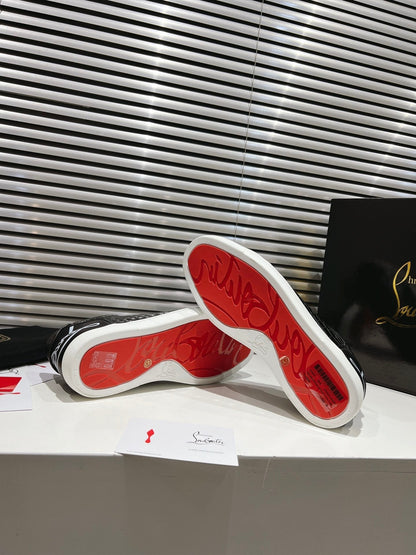 CL Rantulow Orlato Sneakers with logo Black Alligator embossed calf leather 242412