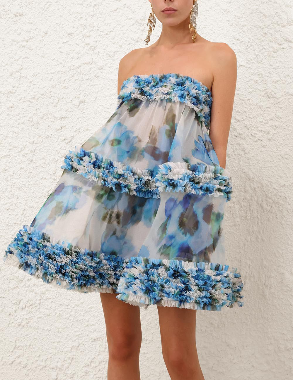 Zimmermann 2026 Ruffled Short Dress 612