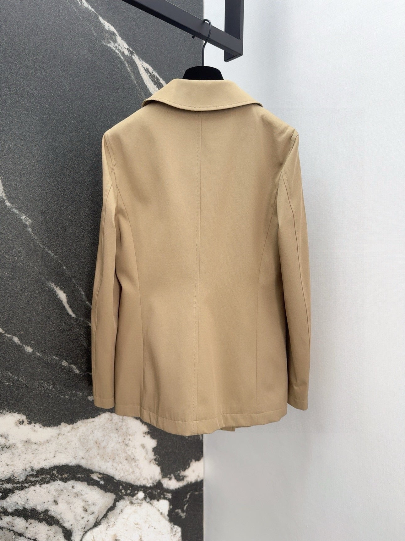 CD 25 Trench Coat Beige Cotton And Polyester