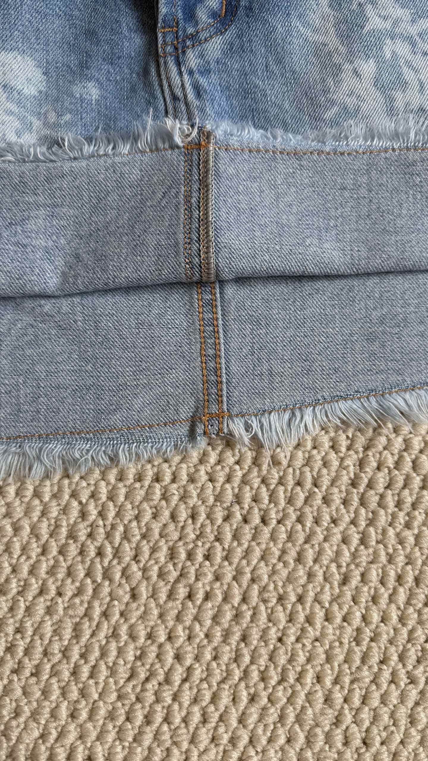 Dior 2026 Denim Mini Skirt Blue Cotton 756846