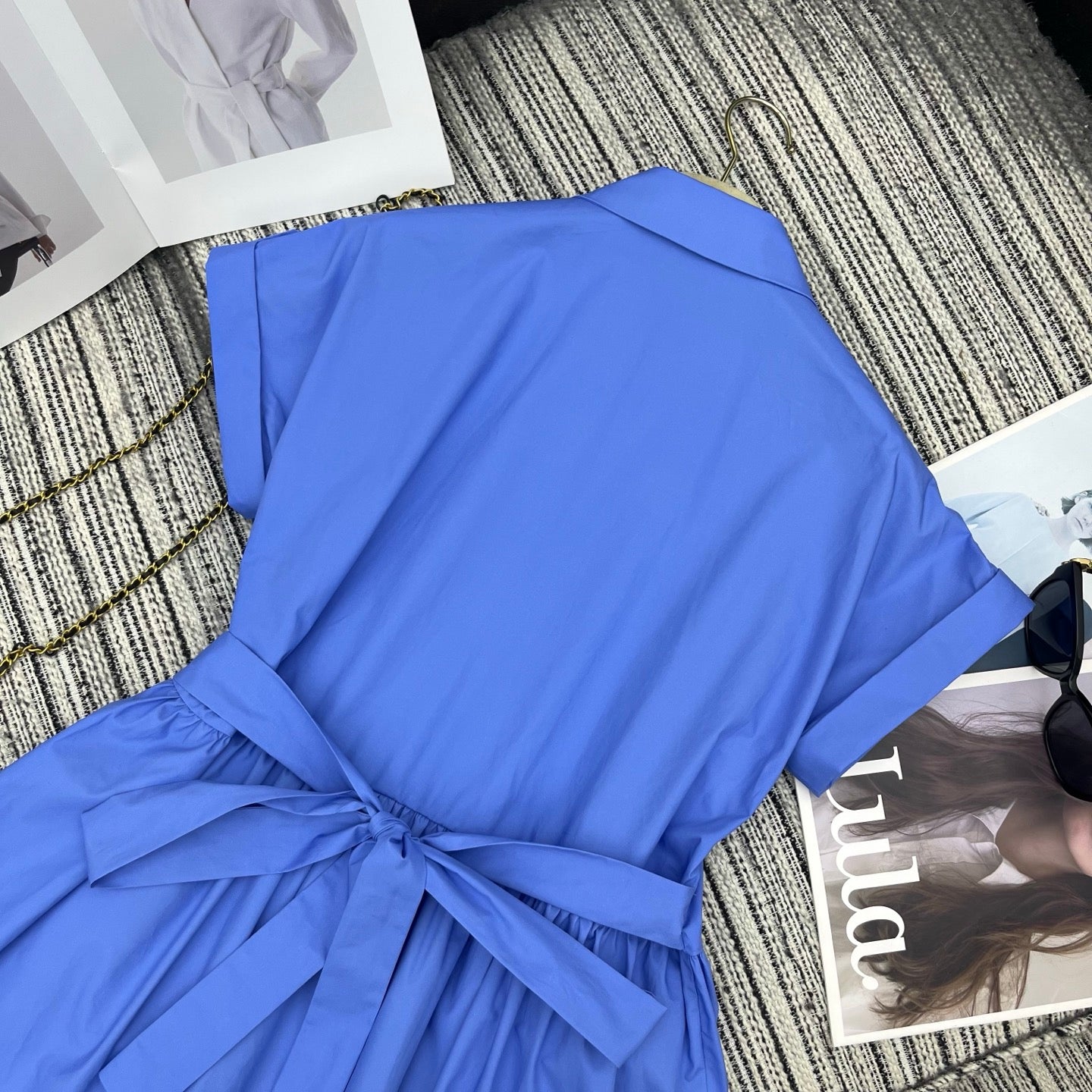 MiuMiu 2026 Dress Blue Cotton 646522