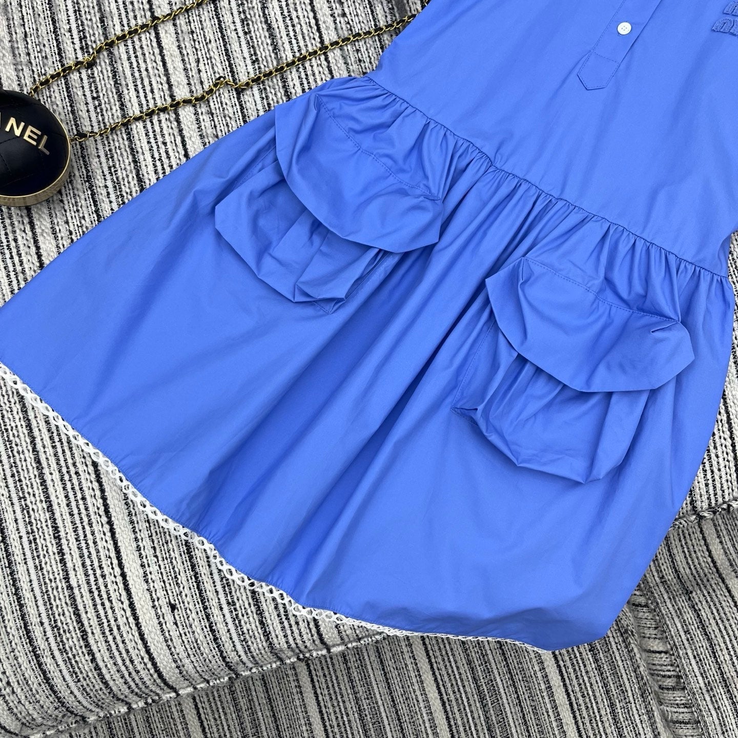 MiuMiu 2026 Dress Blue Cotton 646522