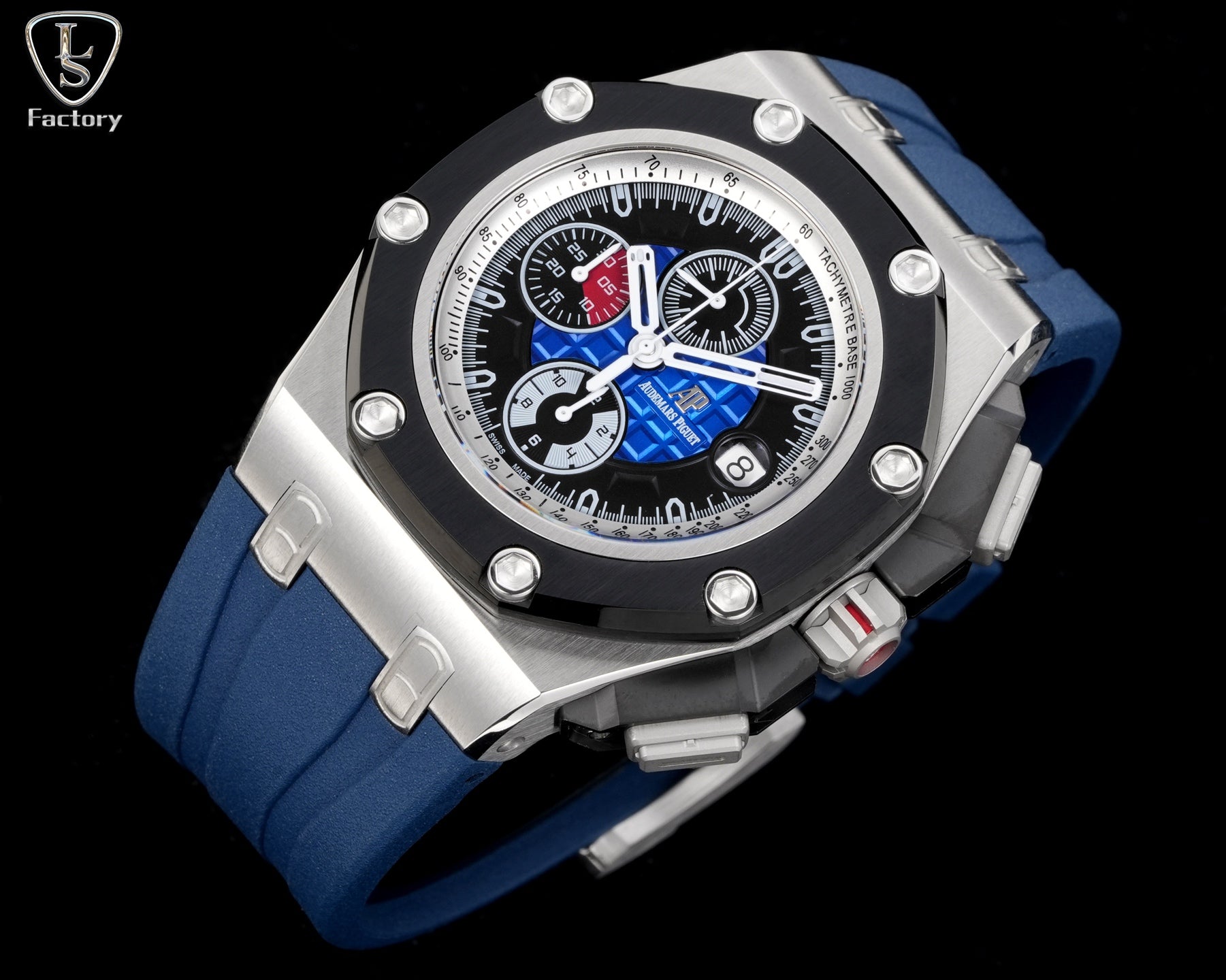 Audemars Piguet Royal Oak Offshore Chronograph 44mm Steel Case Blue Dial