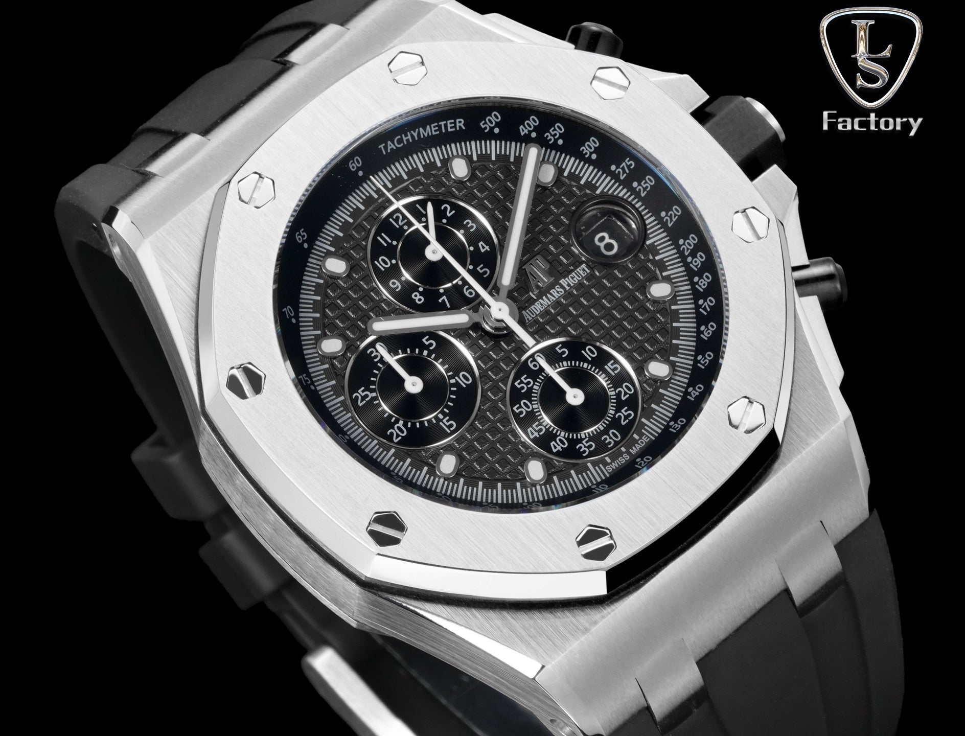 Audemars Piguet Royal Oak Offshore Chronograph 42mm Stainless Steel Dark Grey Dial Rubber Strap