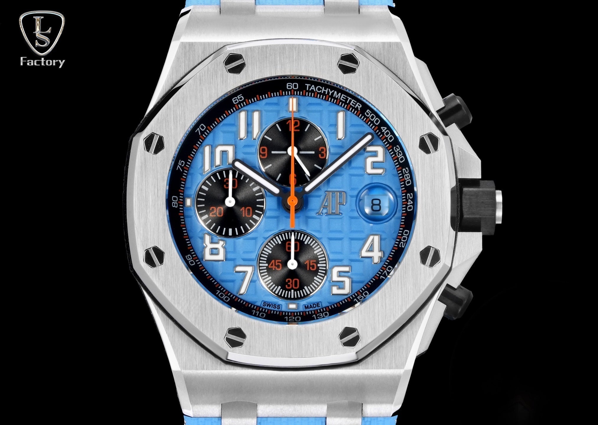 Audemars Piguet Royal Oak Offshore Chronograph 42mm Stainless Steel Cloud Blue Dial