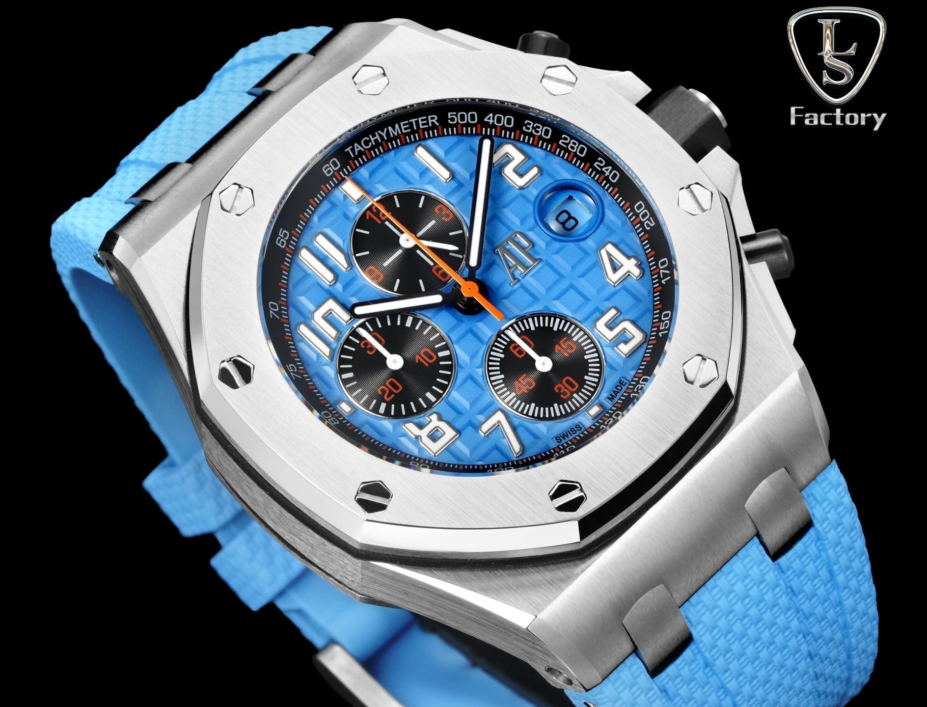 Audemars Piguet Royal Oak Offshore Chronograph 42mm Stainless Steel Cloud Blue Dial