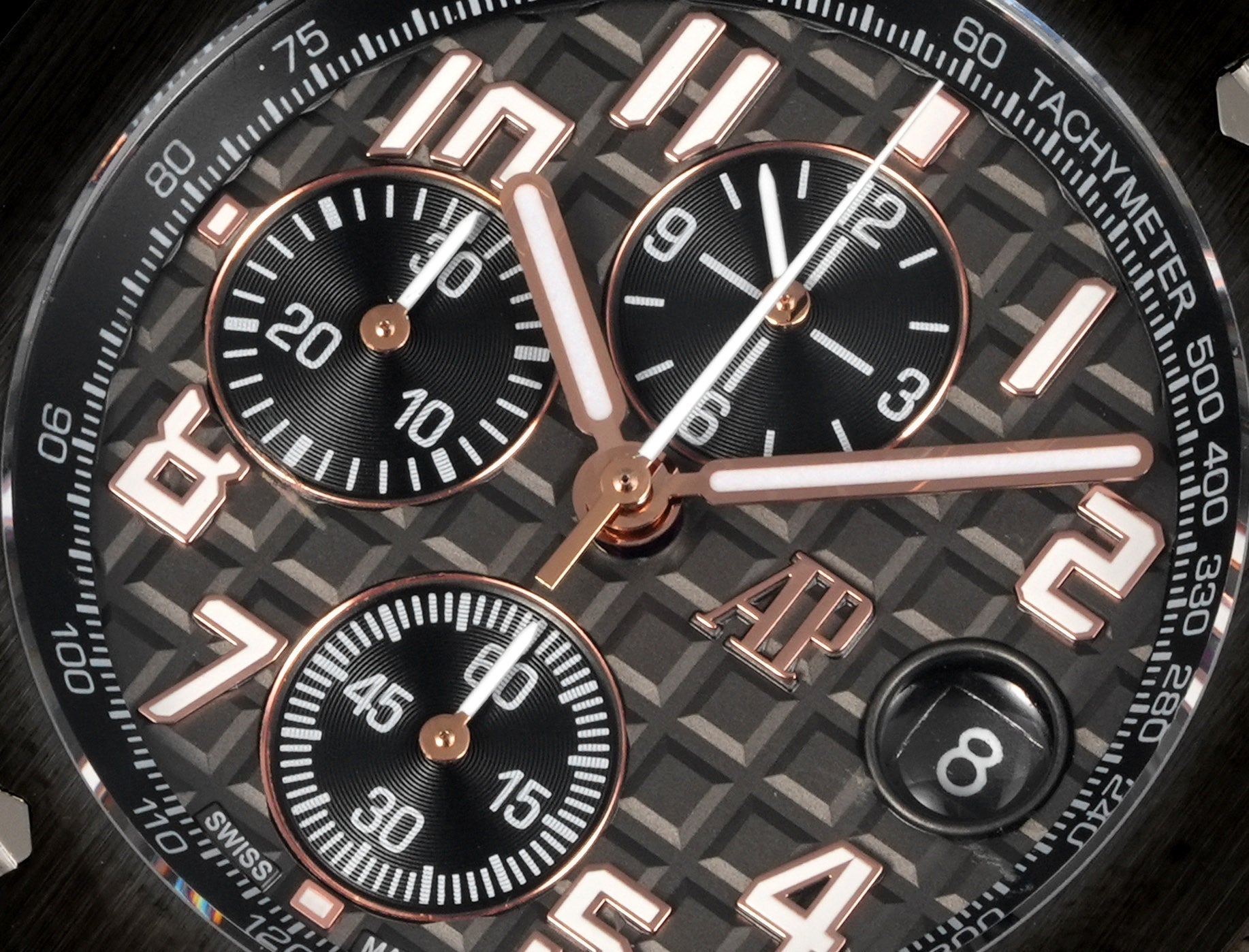 Audemars Piguet Royal Oak Offshore Chronograph 42mm Rose Gold Dark Grey Dial