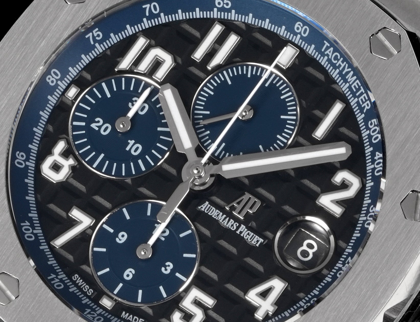 Audemars Piguet Royal Oak Offshore Chronograph 42mm Stainless Steel Black Blue Dial