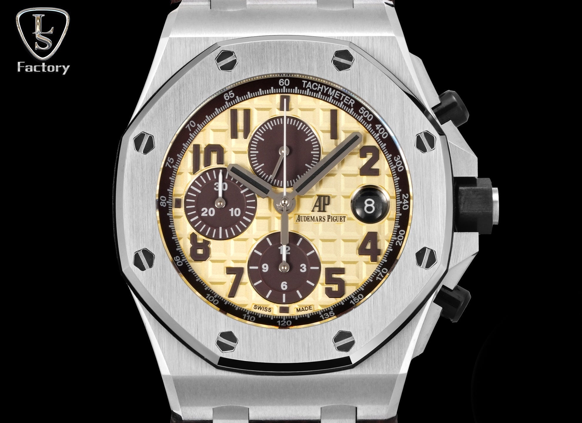 Audemars Piguet Royal Oak Offshore Chronograph 42mm Stainless Steel Cream Dial