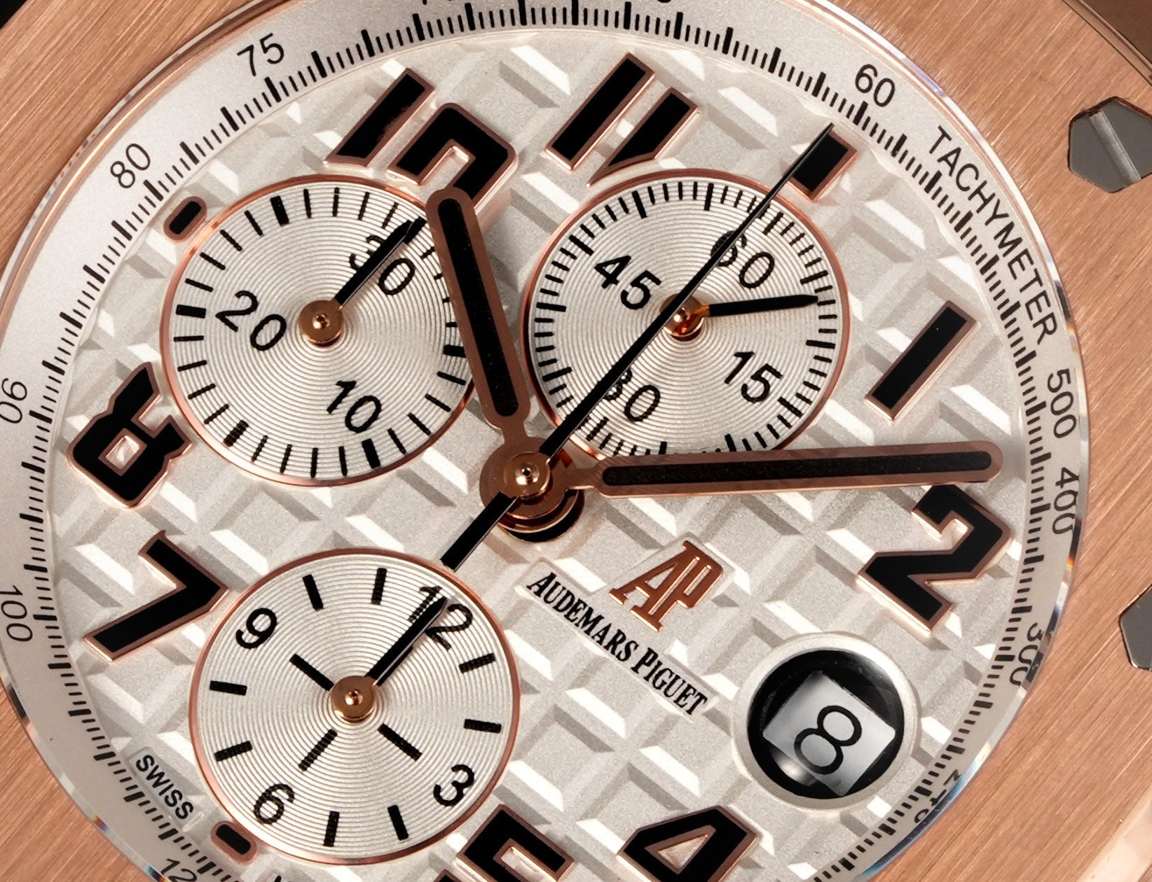 Audemars Piguet Royal Oak Offshore Chronograph 42mm Rose Gold Cream Dial