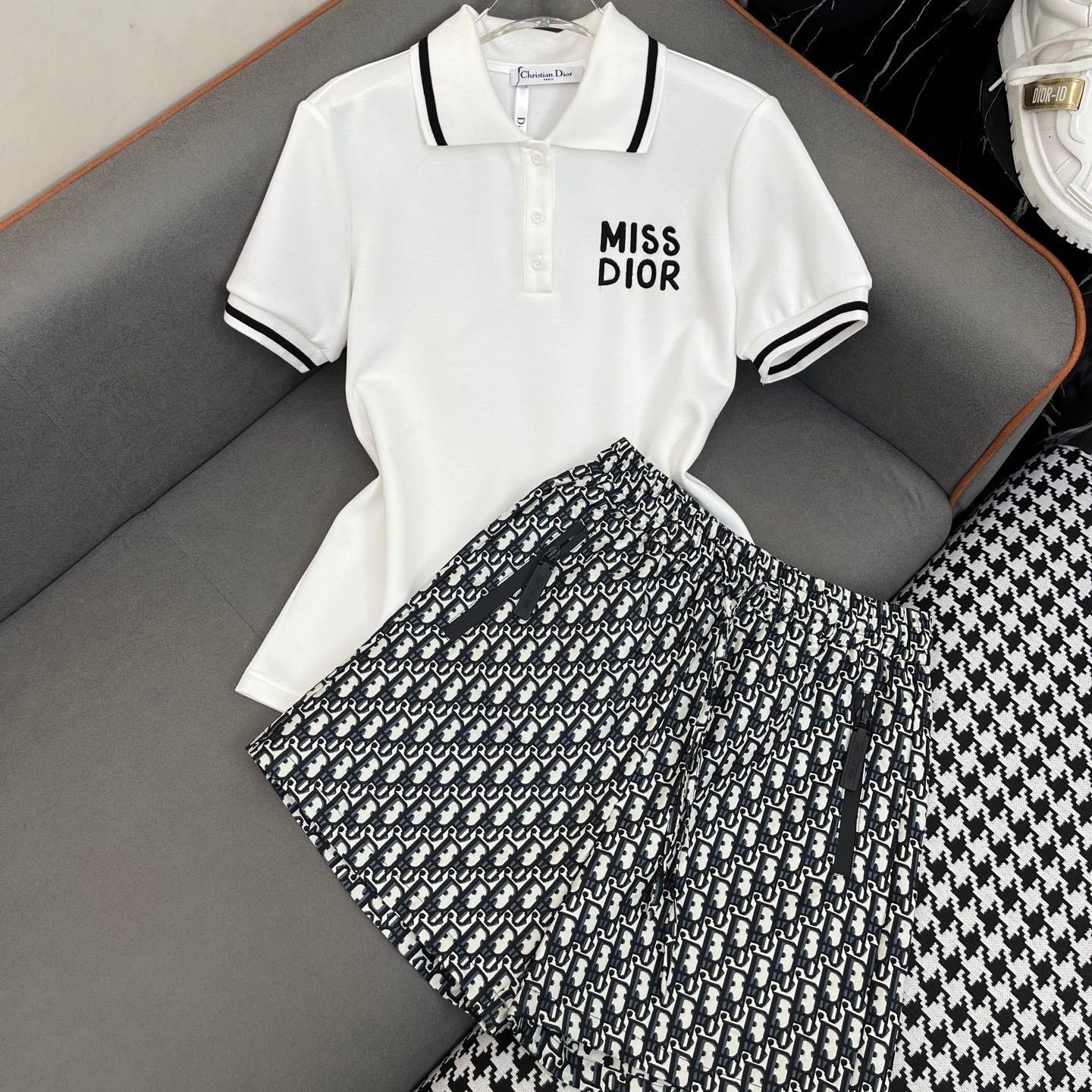 Dior 25C Polo T-Shirt Mix Short Dior Monogram 228677
