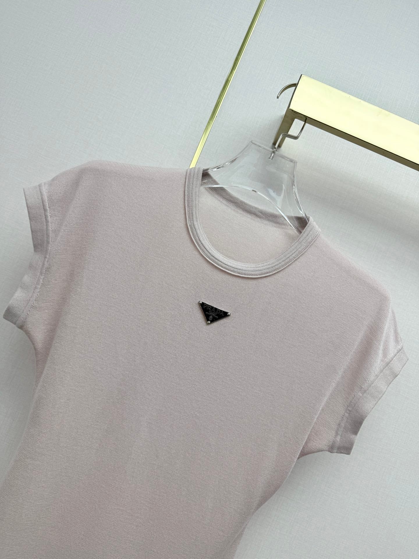 Prada 2026 Crew Neck Tencel Top 367690