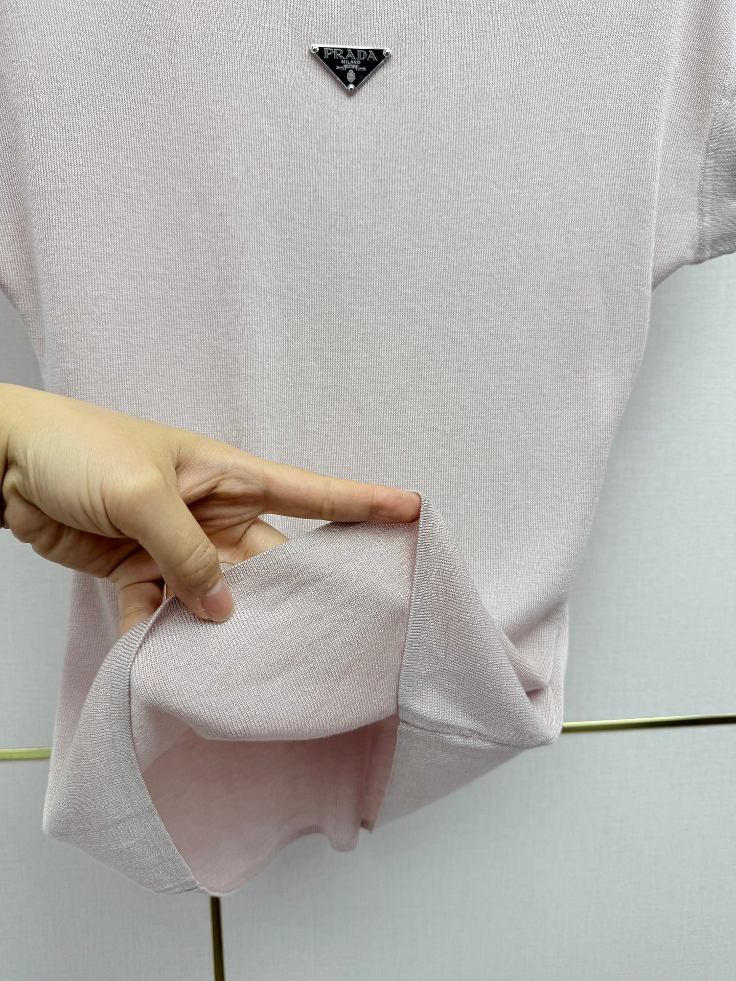 Prada 2026 Crew Neck Tencel Top 367690