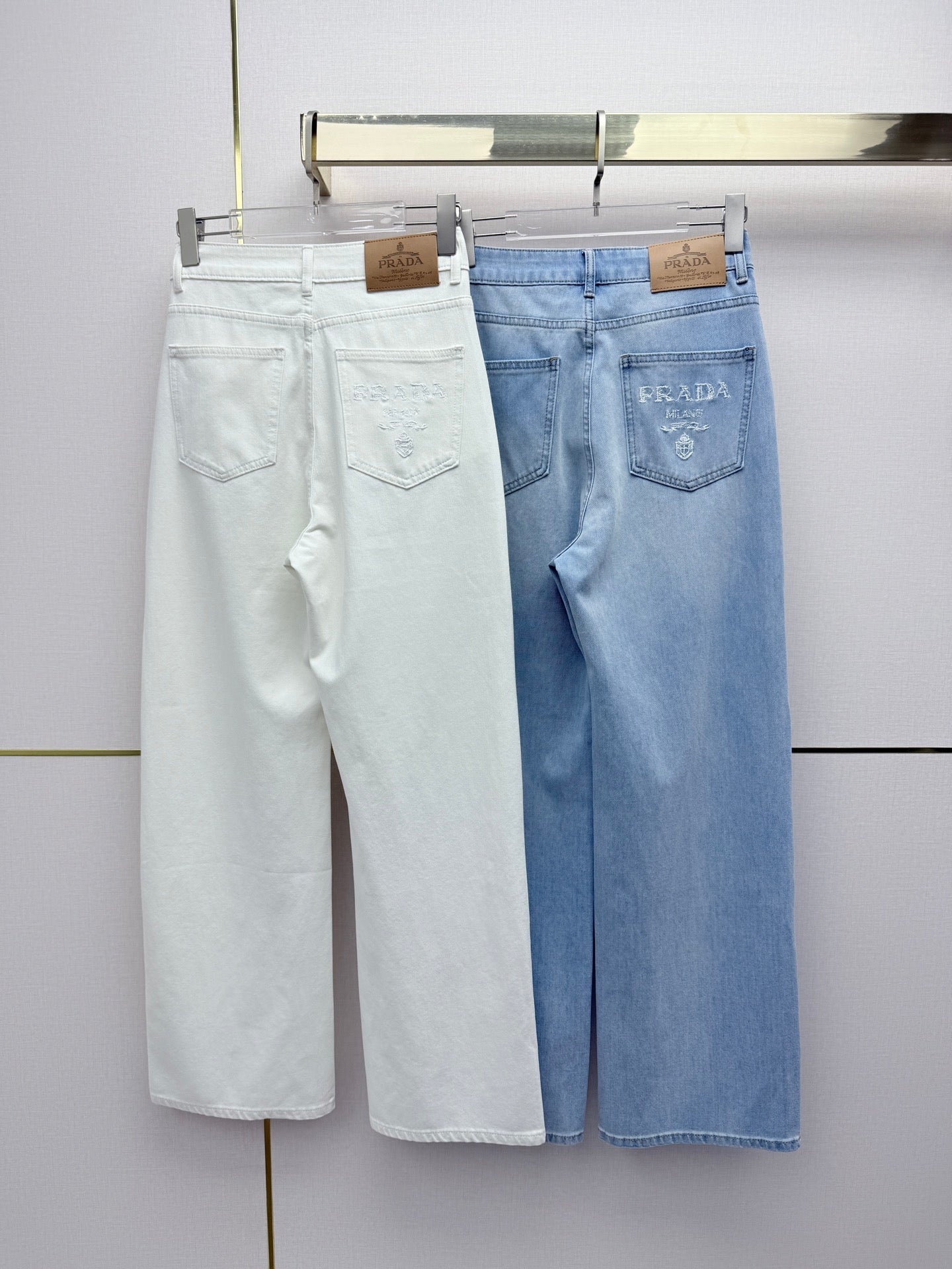 Prada 2026 Straight Leg Jeans Cotton 367748