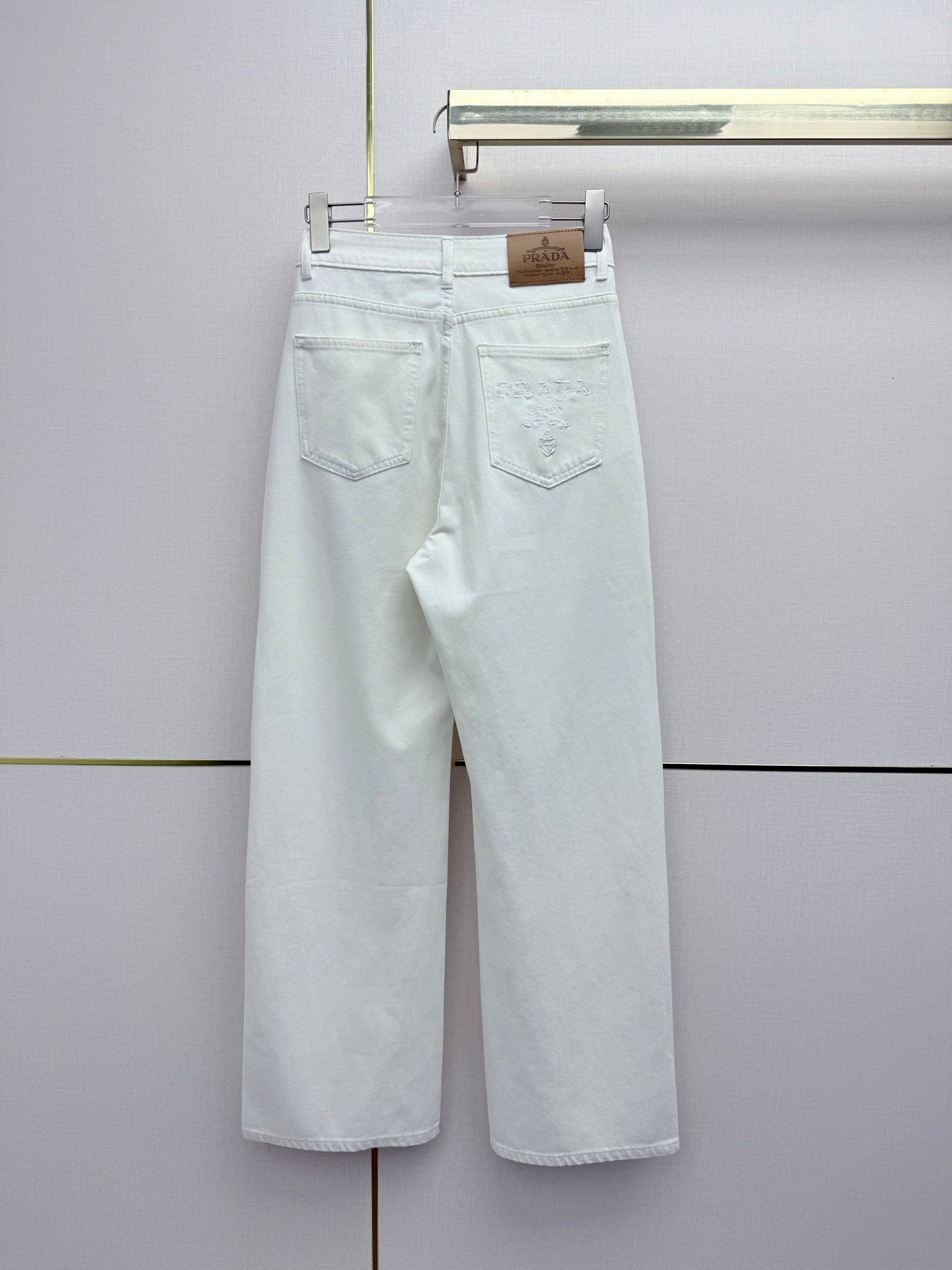 Prada 2026 Straight Leg Jeans Cotton 367748