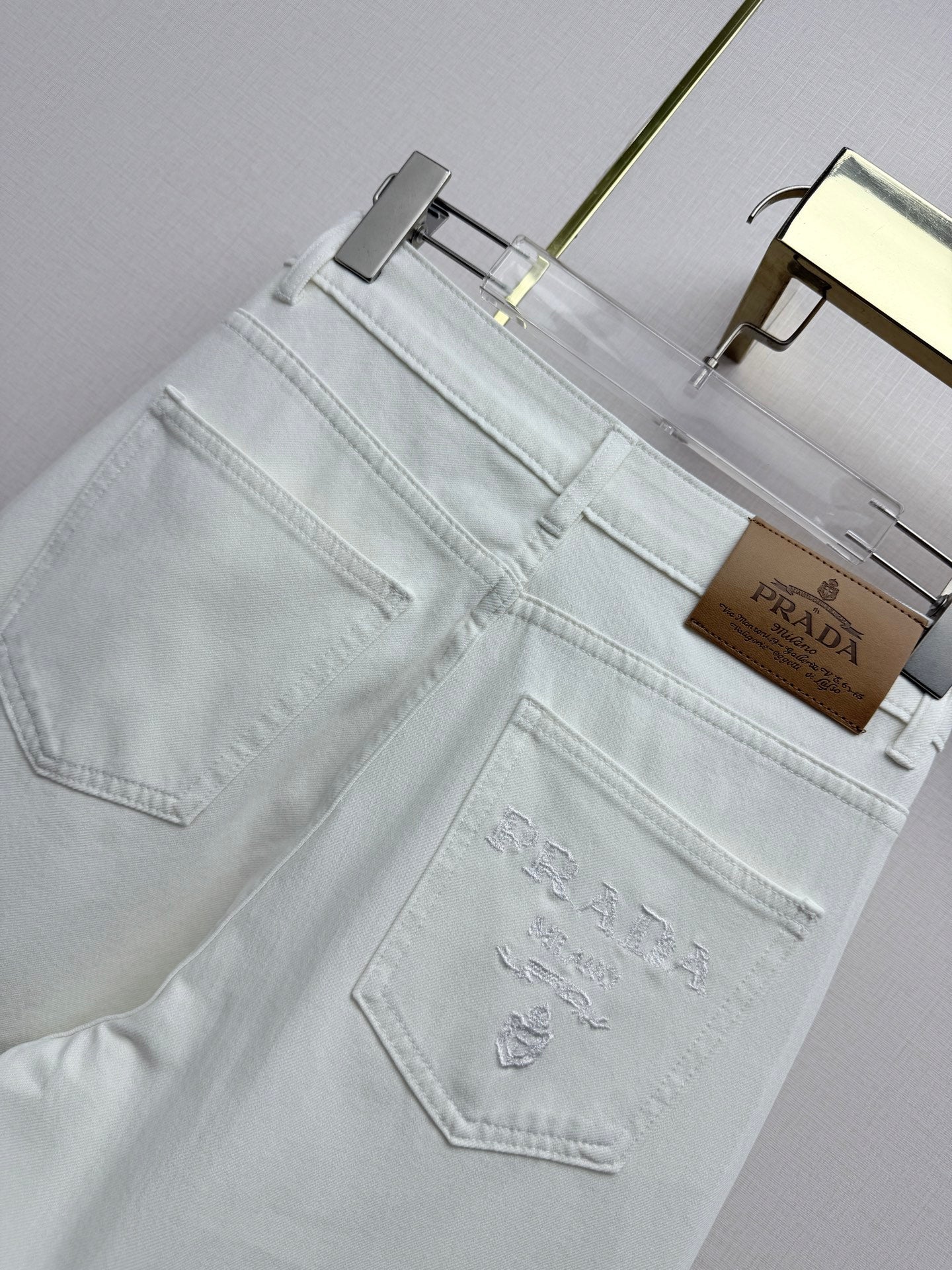 Prada 2026 Straight Leg Jeans Cotton 367748
