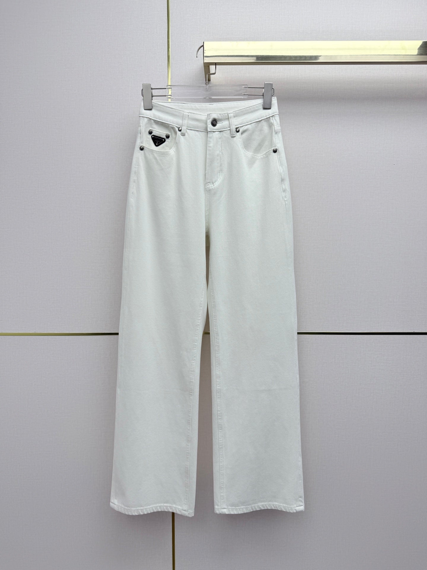 Prada 2026 Straight Leg Jeans Cotton 367748