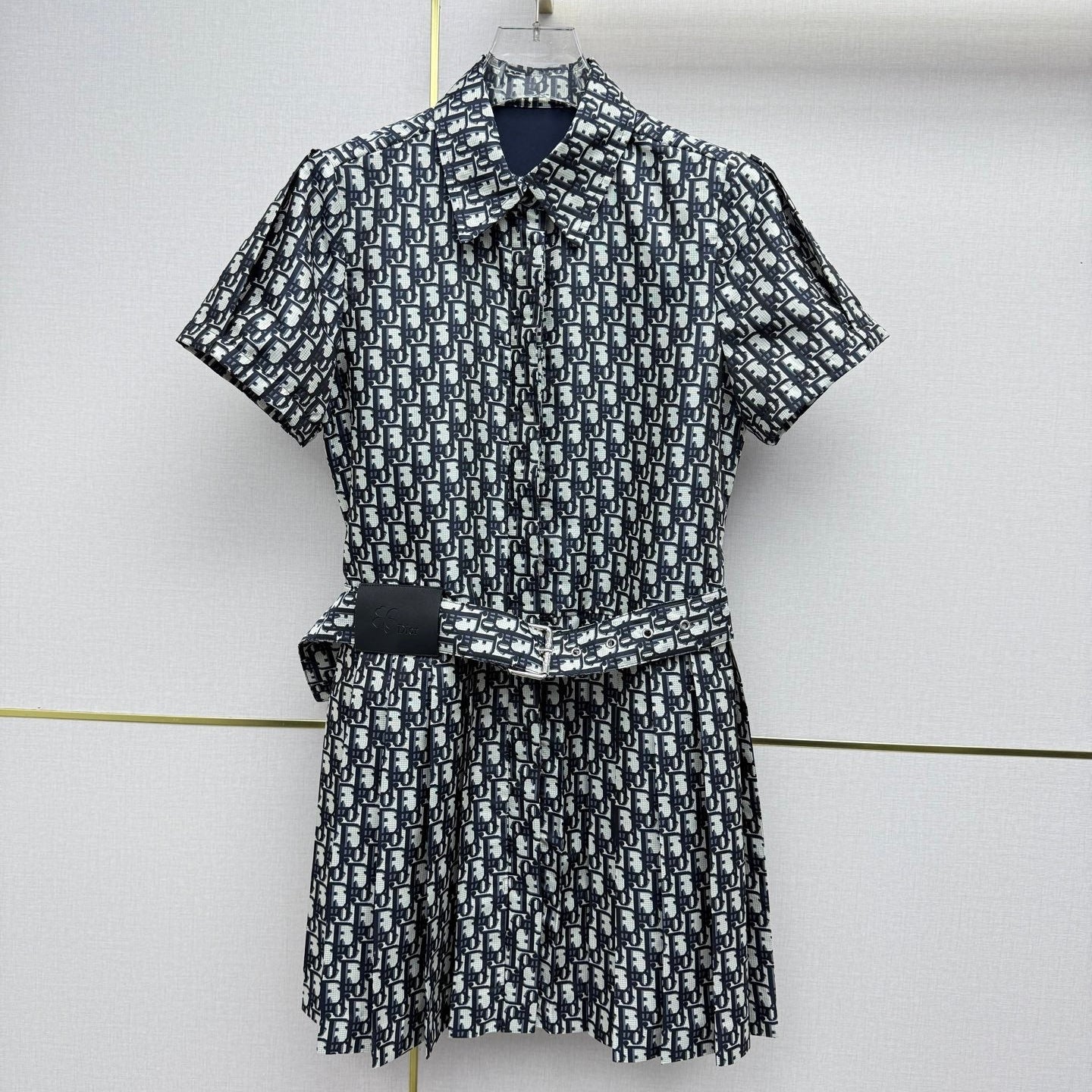 Dior 2026 Shirt Dress Black Polyester 396918