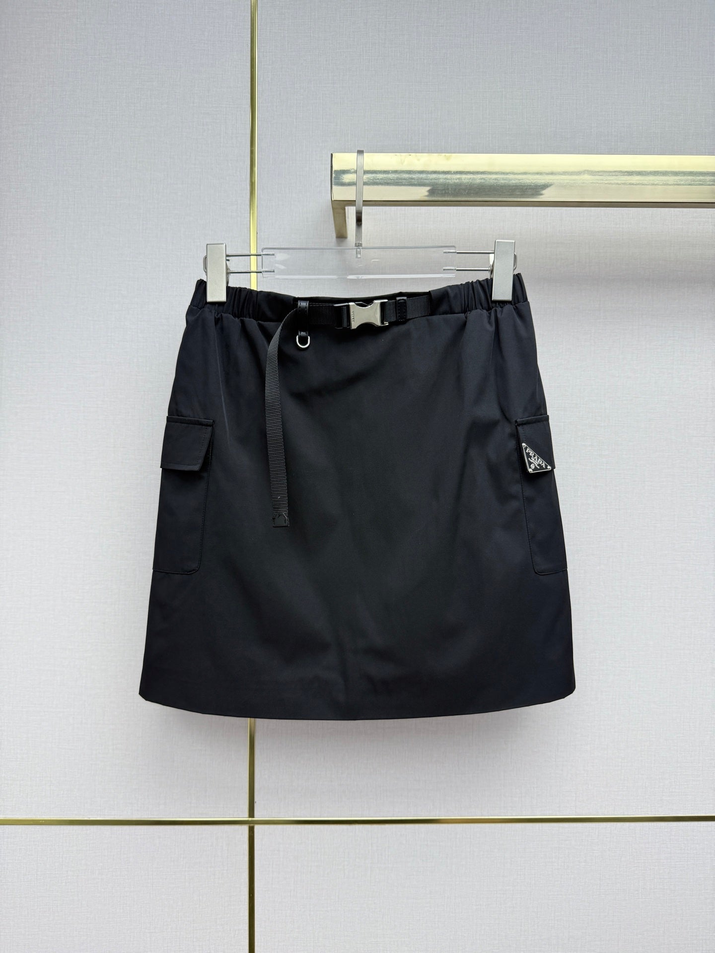 Prada 2026 Short Shirt With Skirt Set Cotton 393360