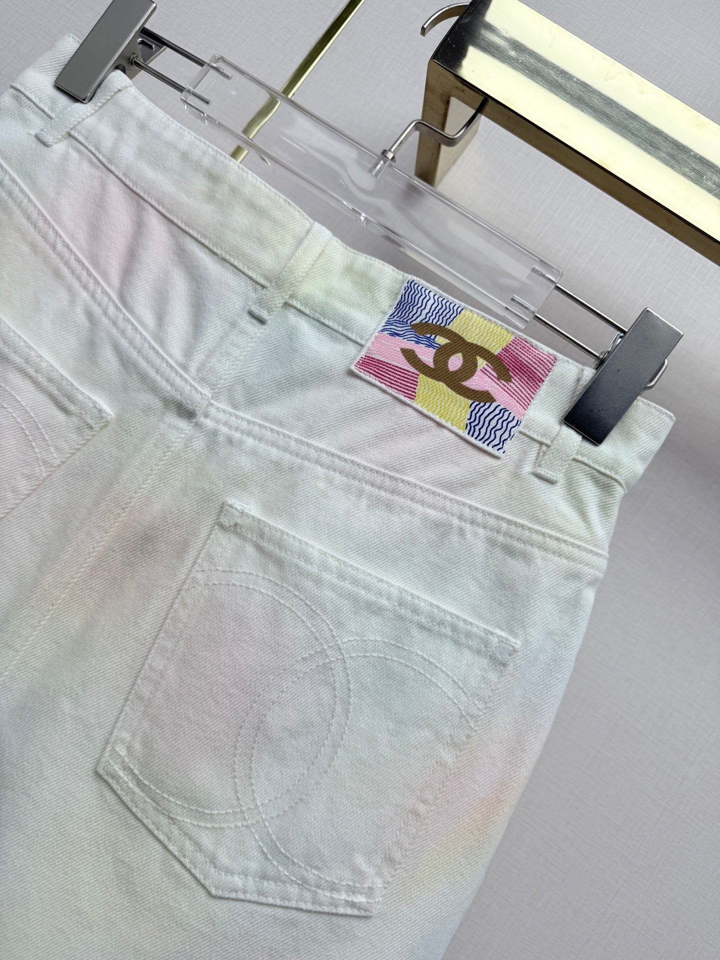 Chanel 2026 Midi Skirt White Cotton 858325