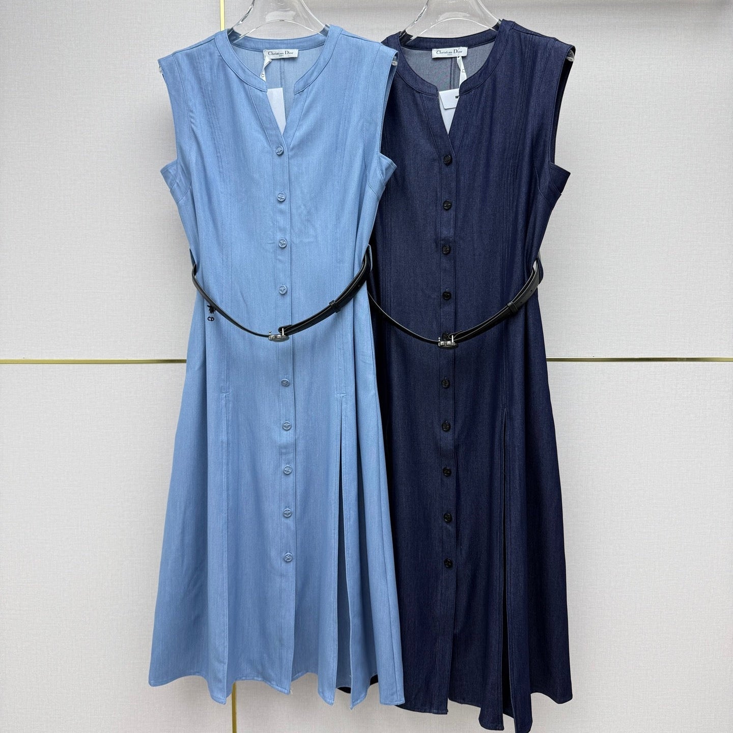 Dior 2026 V-Neck Dress Demin 396880
