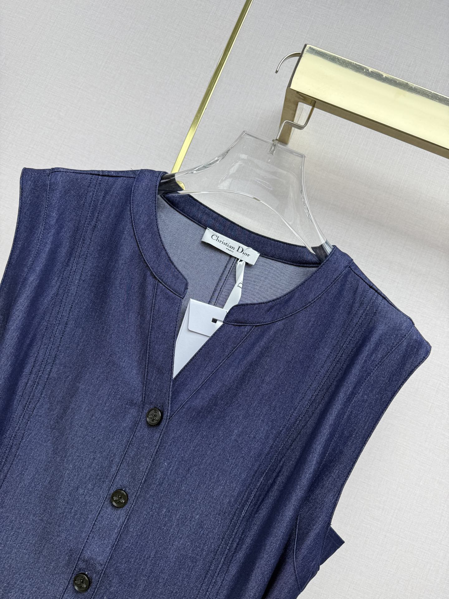 Dior 2026 V-Neck Dress Demin 396880