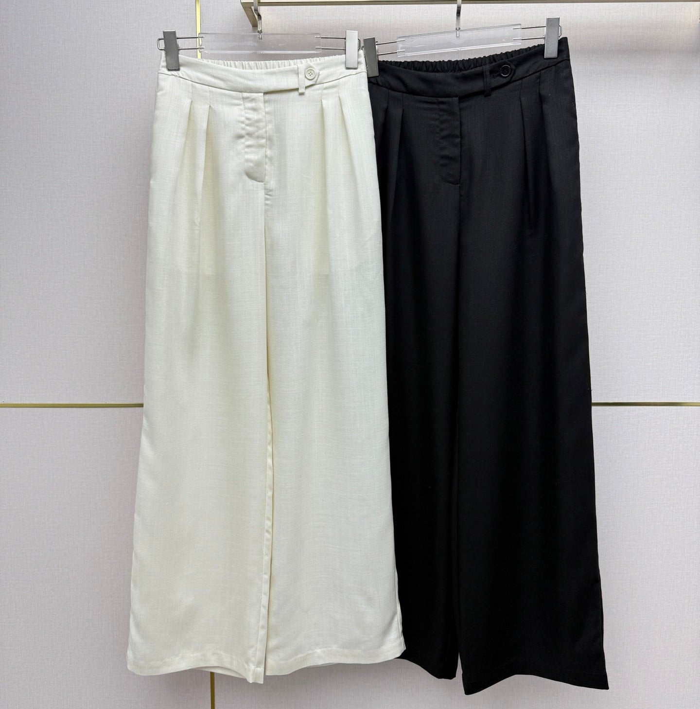 Prada 2026 Wide-Leg Pants Polyester 400185