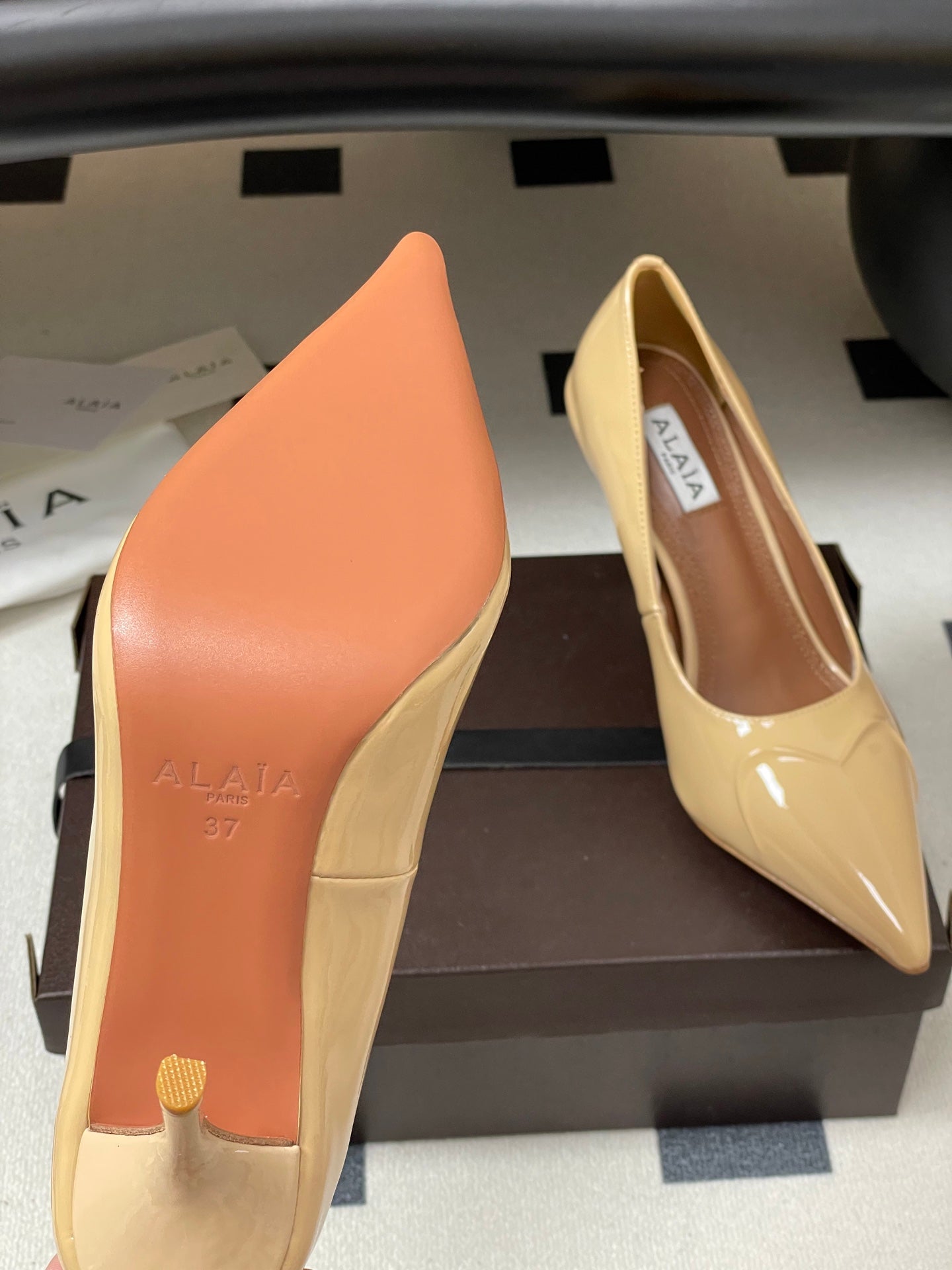 Alaia 2026 Pumps 90mm Patent Leather 777409