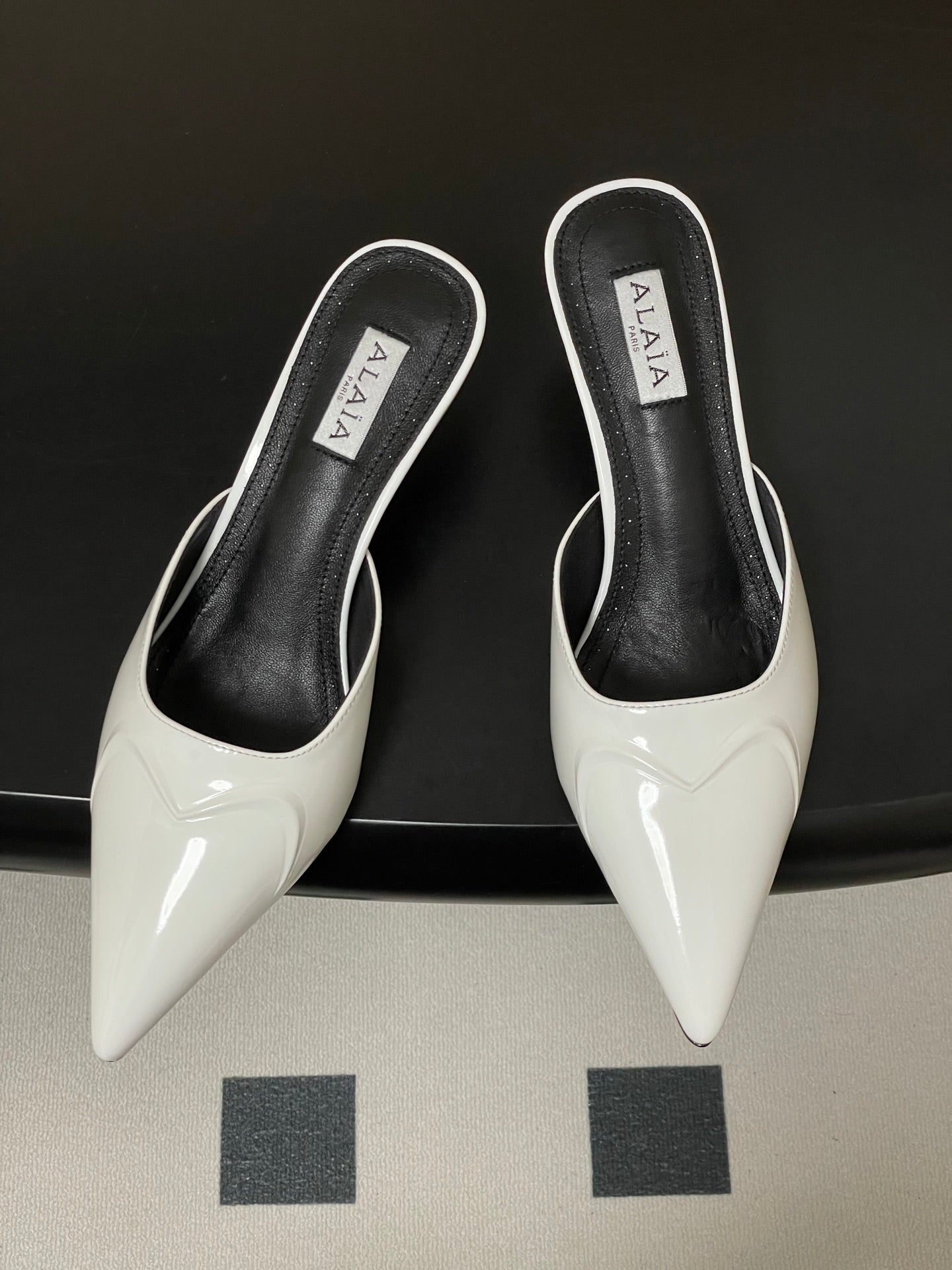 Alaia 2026 Mules 65mm Patent Leather 777413