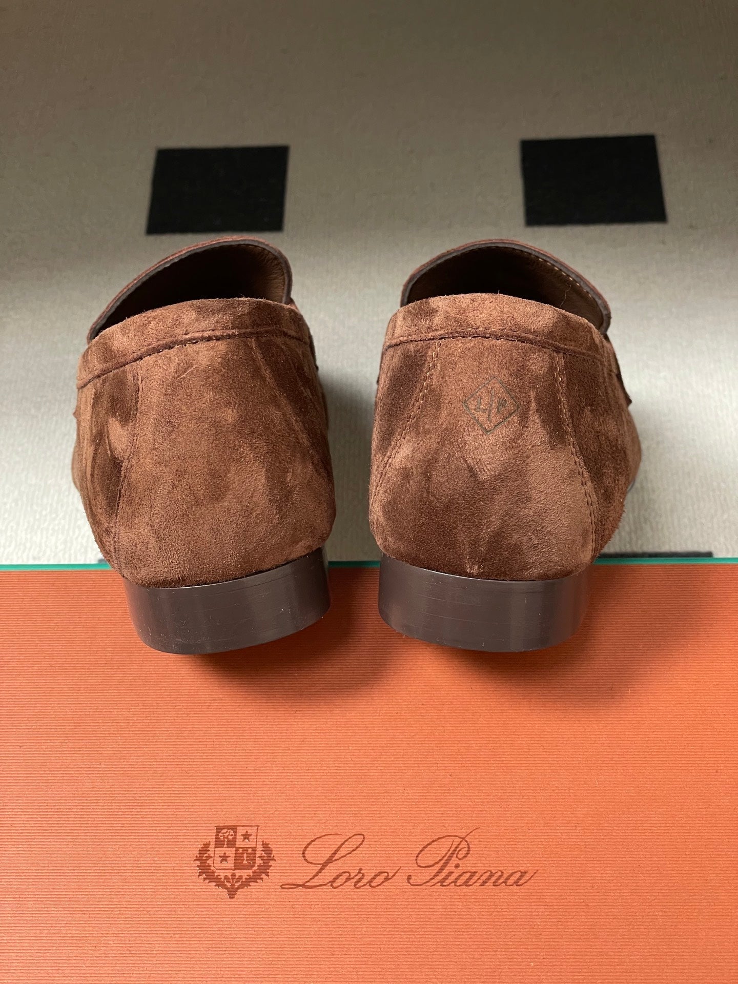 LP 26ss Summer Charms Walk Loafer Brown Gold Suede 181257