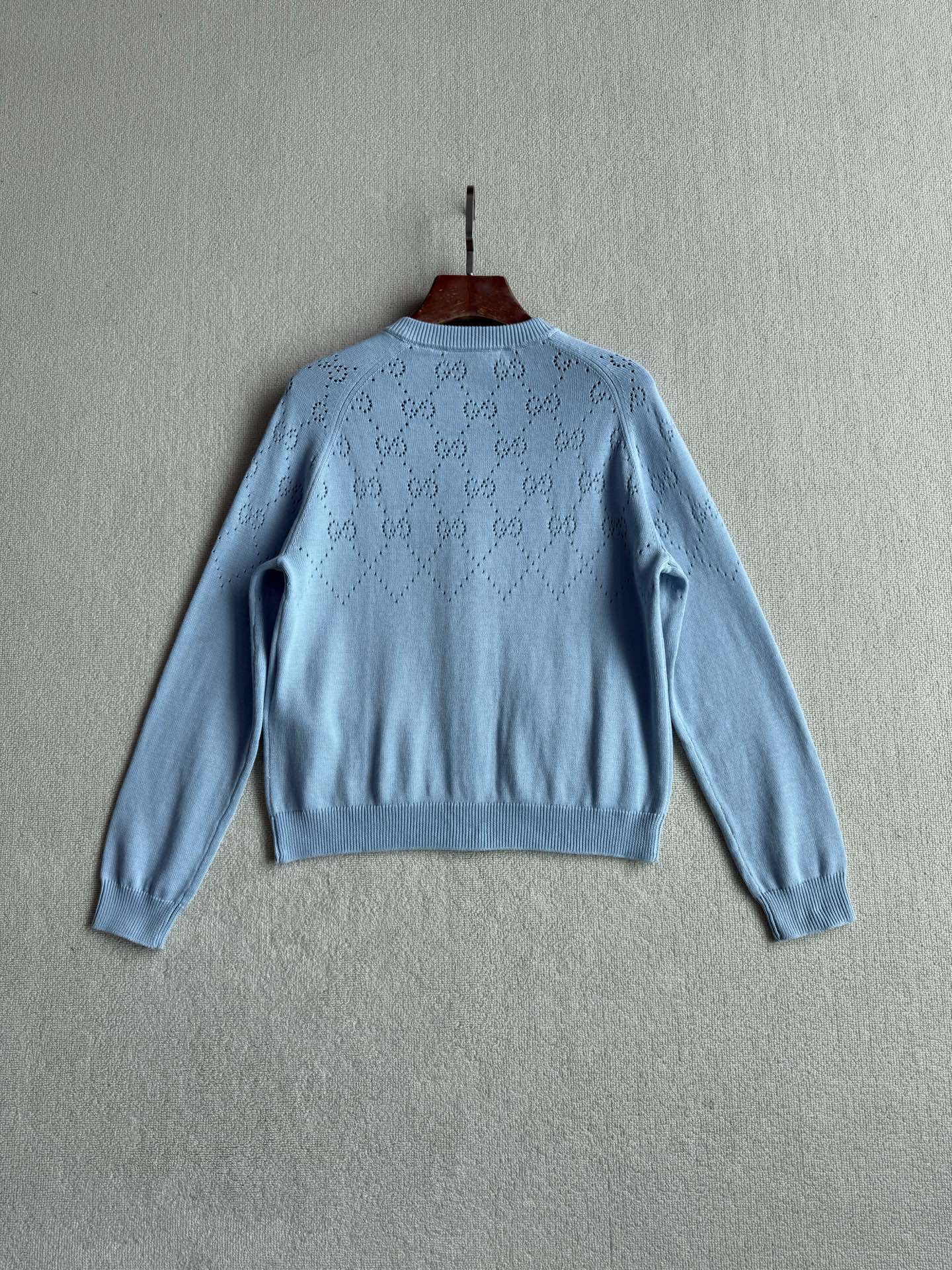 GG 25 Thin Cardigan Blue Cashmere 0028