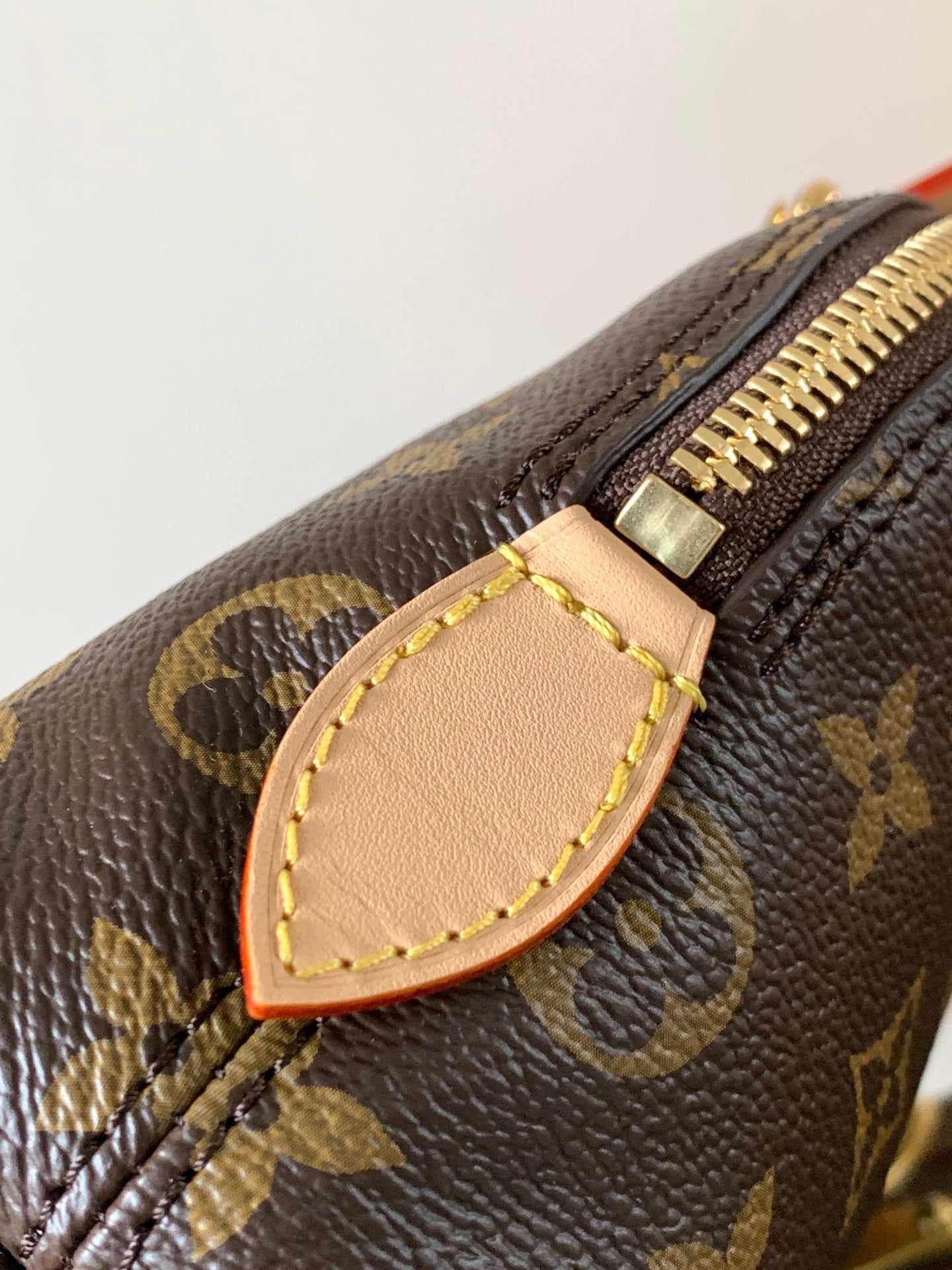 Louis Vuitton 2026 Squire East West 29cm Brown Beige Monogram Canvas Leather