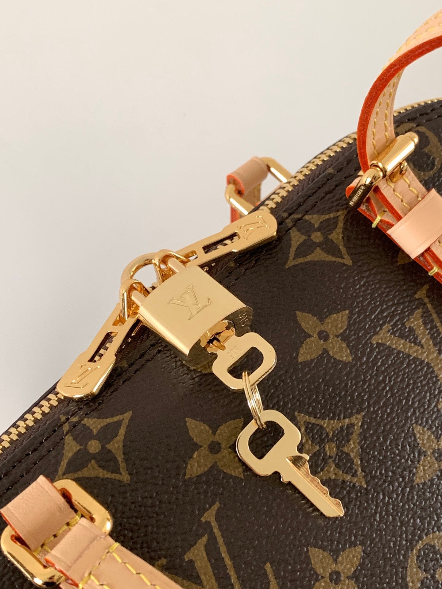 Louis Vuitton 2026 Squire East West 29cm Brown Beige Monogram Canvas Leather