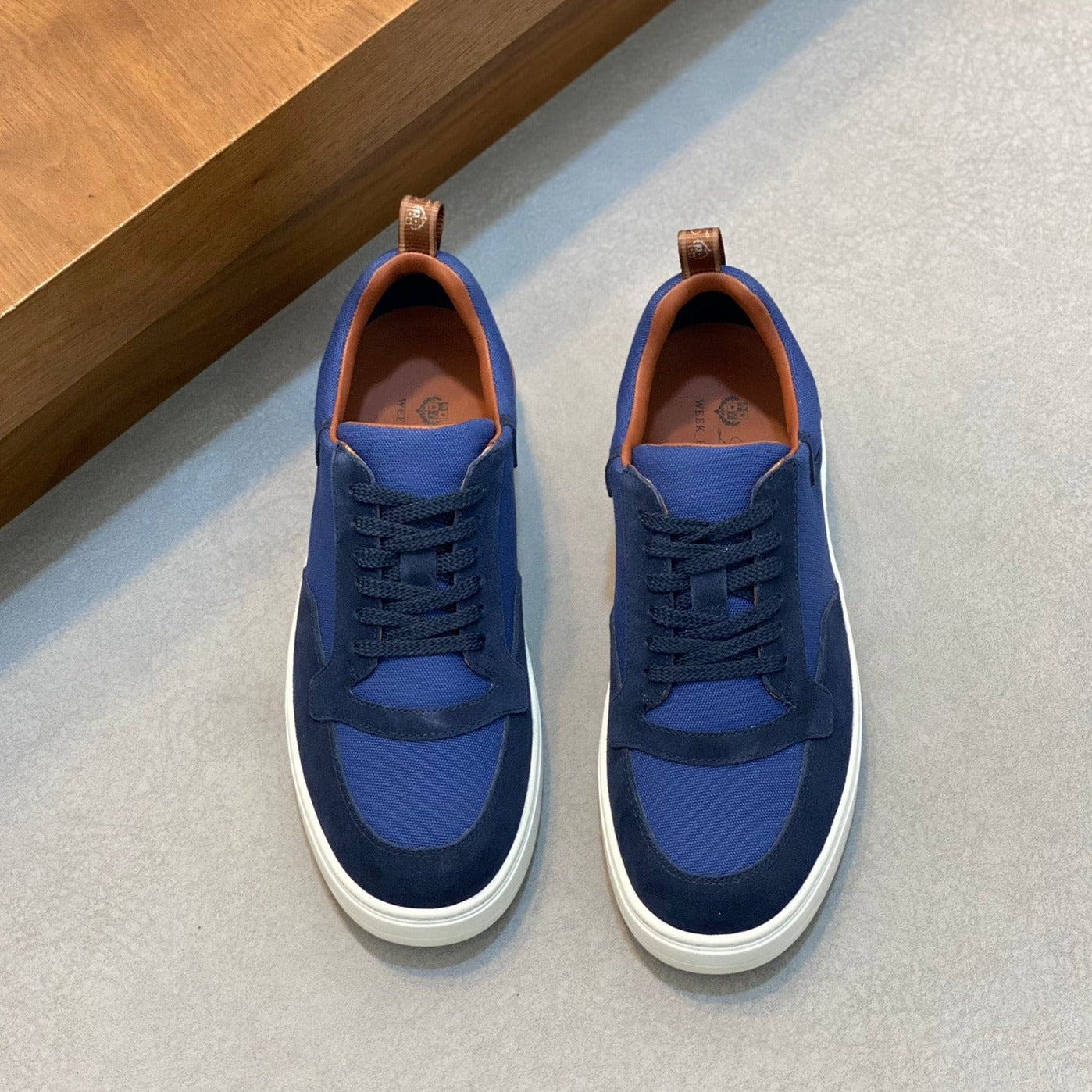LP 2025 Newport Walk Sneaker Microfibre Navy Blue Suede