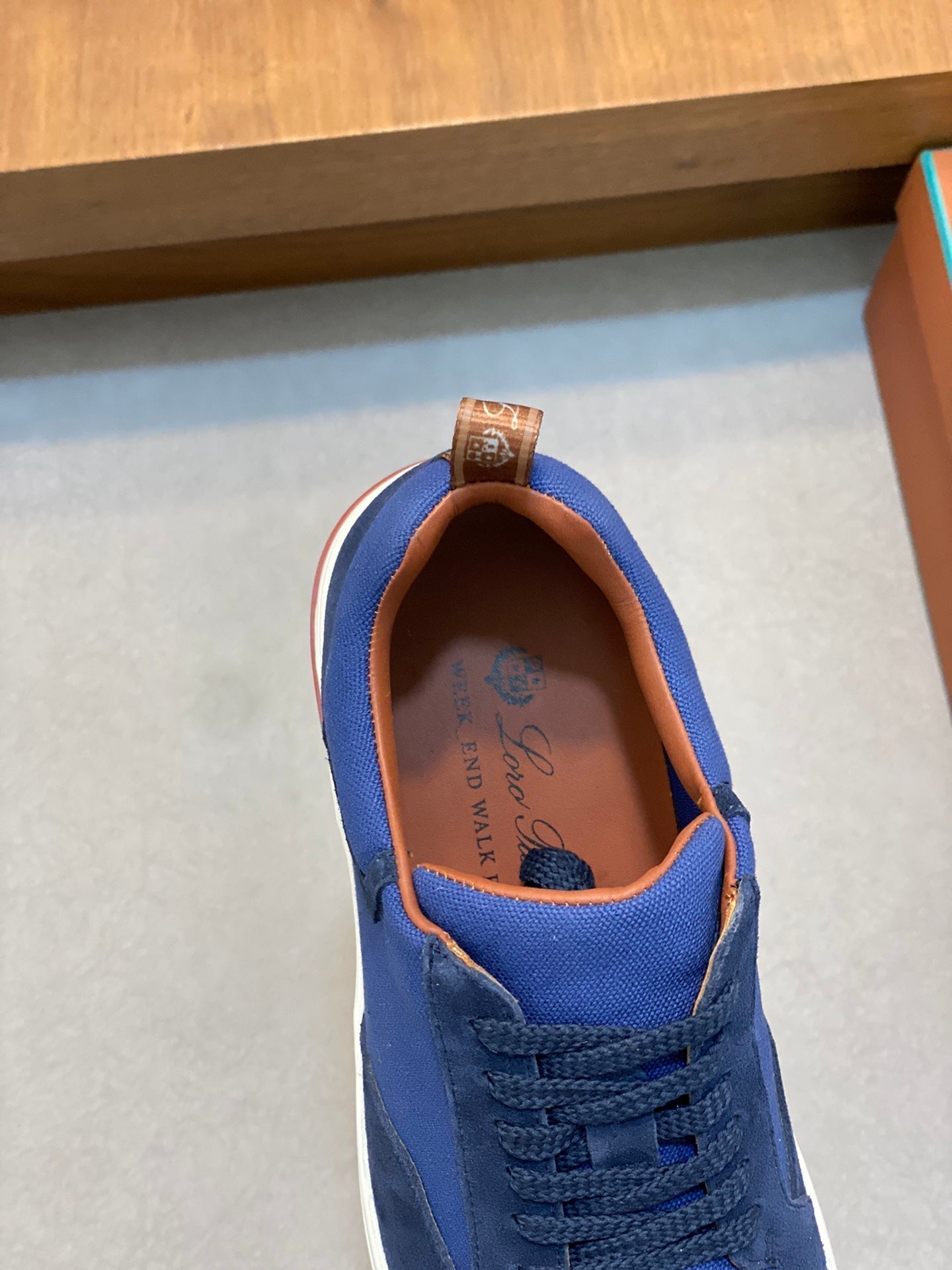 LP 2025 Newport Walk Sneaker Microfibre Navy Blue Suede