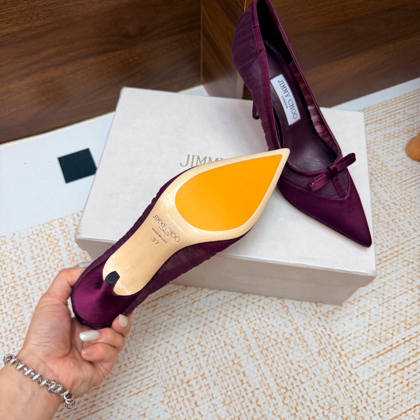 Jimmy Choo 2026 Love Pumps Lace Silk 920809