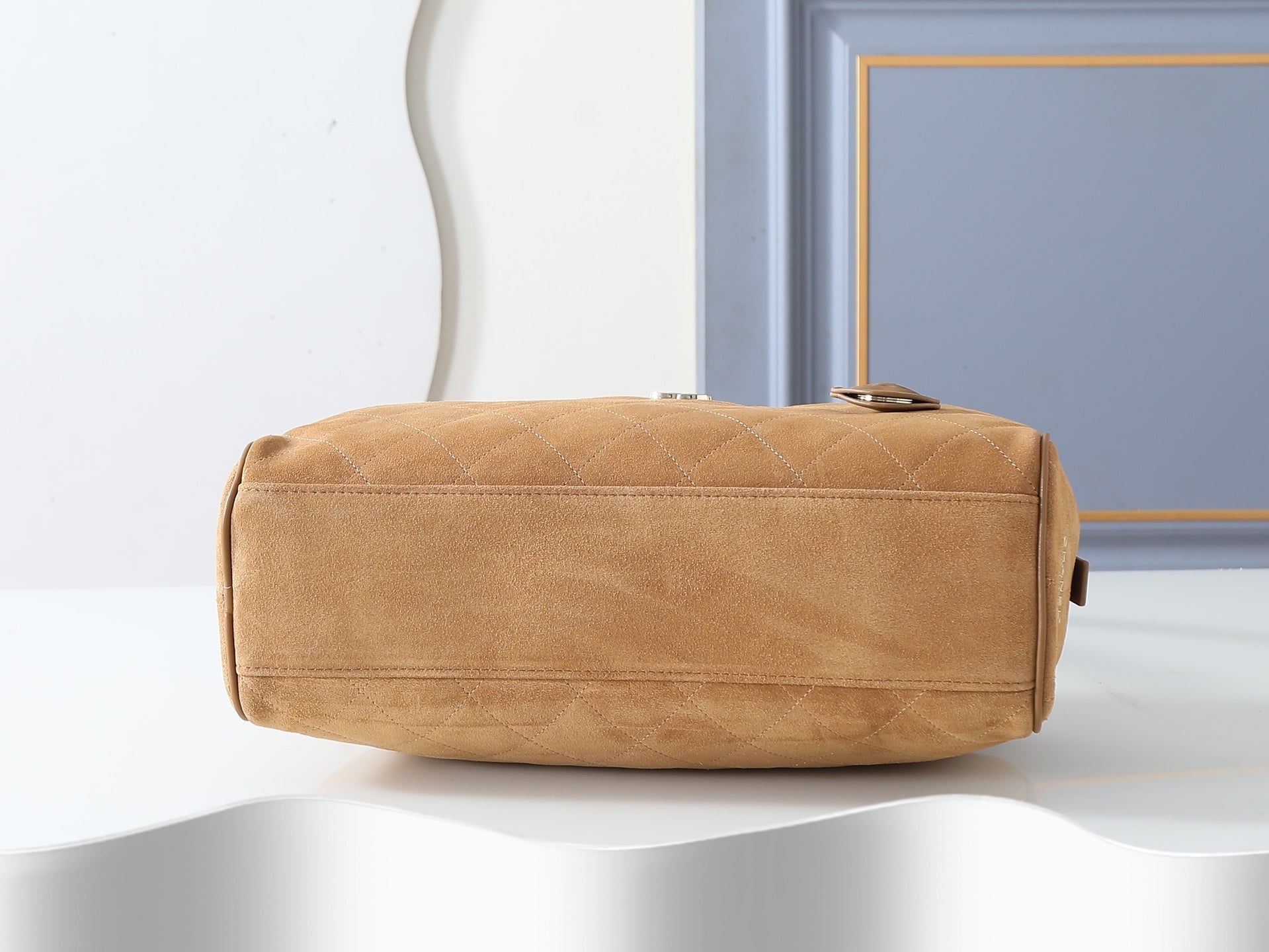 Chanel 2026 Large Bowling Bag 35.5cm Suede And Calfskin