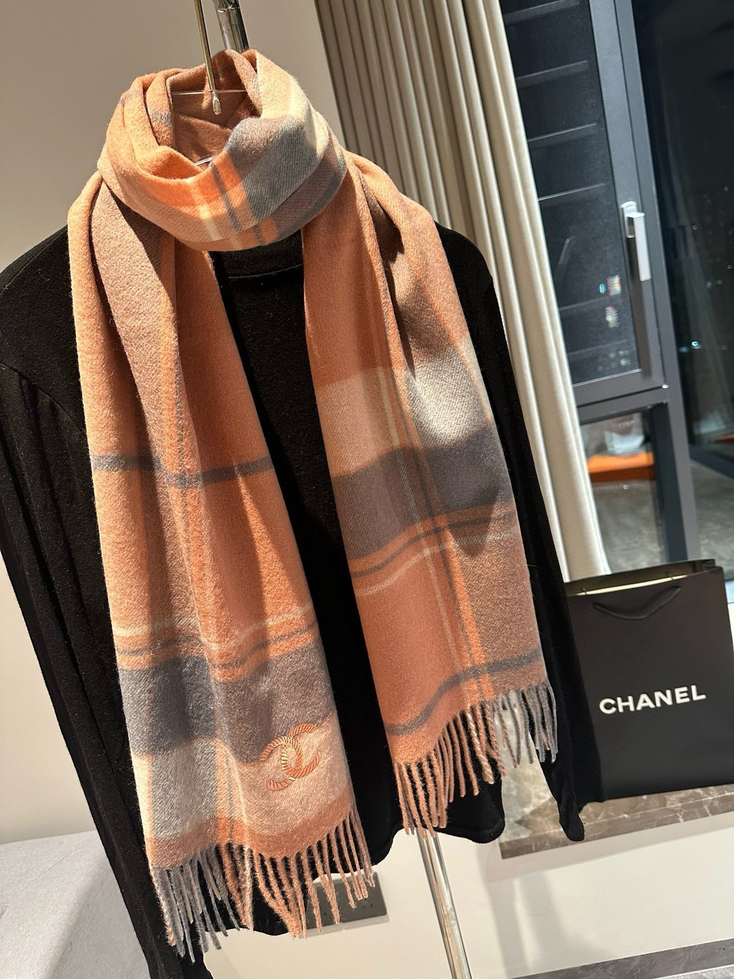 CC Scarf 180 CM In Colorful Cashmere 394481