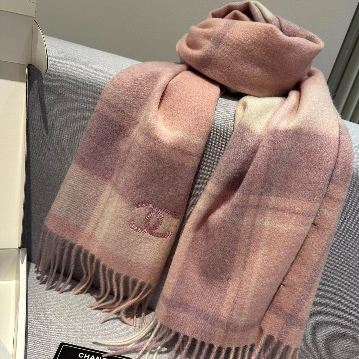 CC Scarf 180 CM In Colorful Cashmere 394483